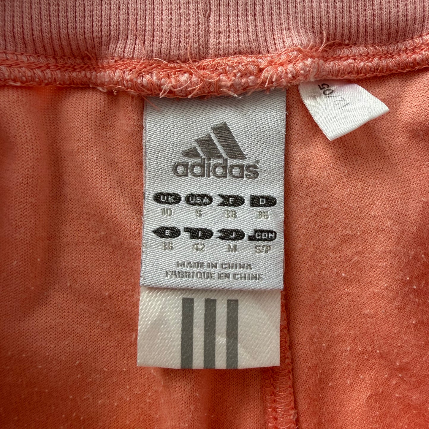 Y2K Adidas Striped Towel Capris - S