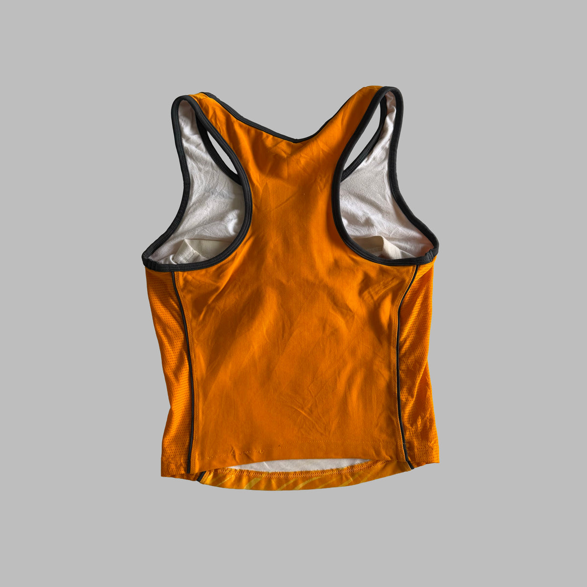 Y2K Nike Swirl Print Fitted Activewear Top - S