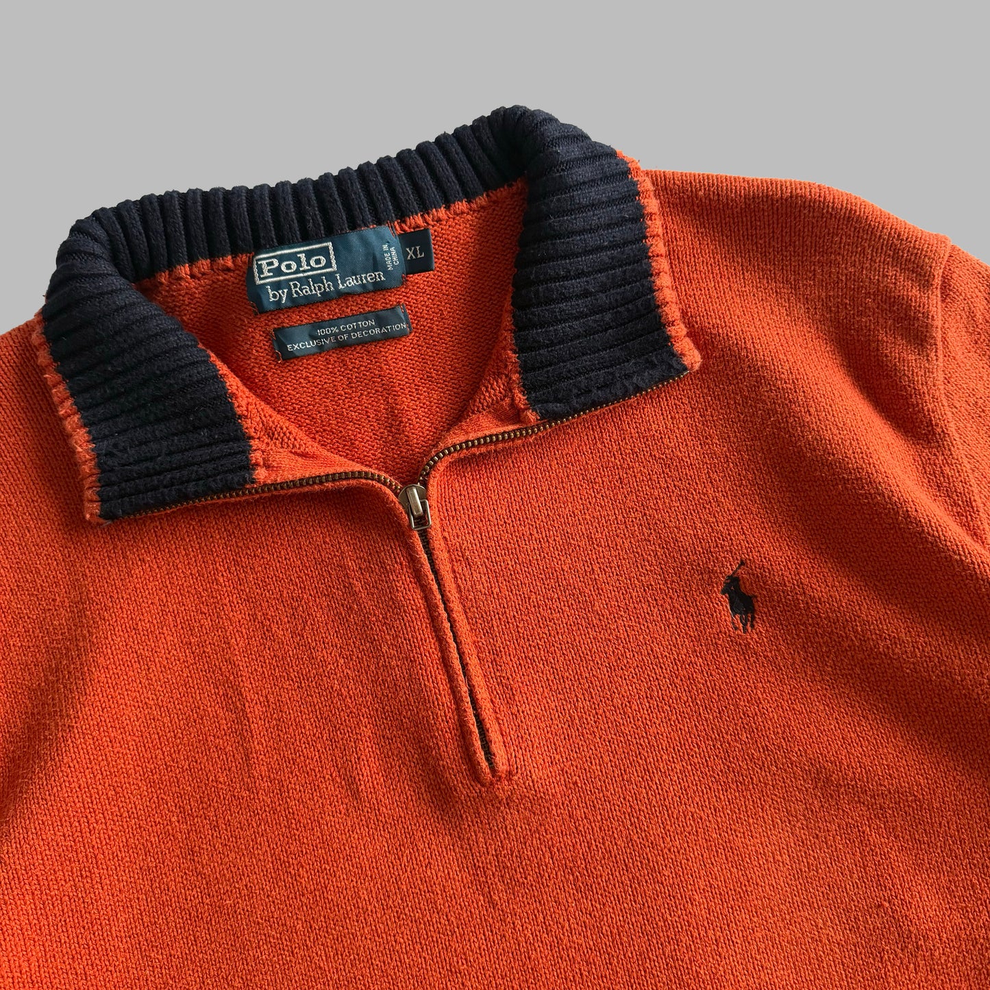 90s Polo Ralph Lauren Quarter Zip - L