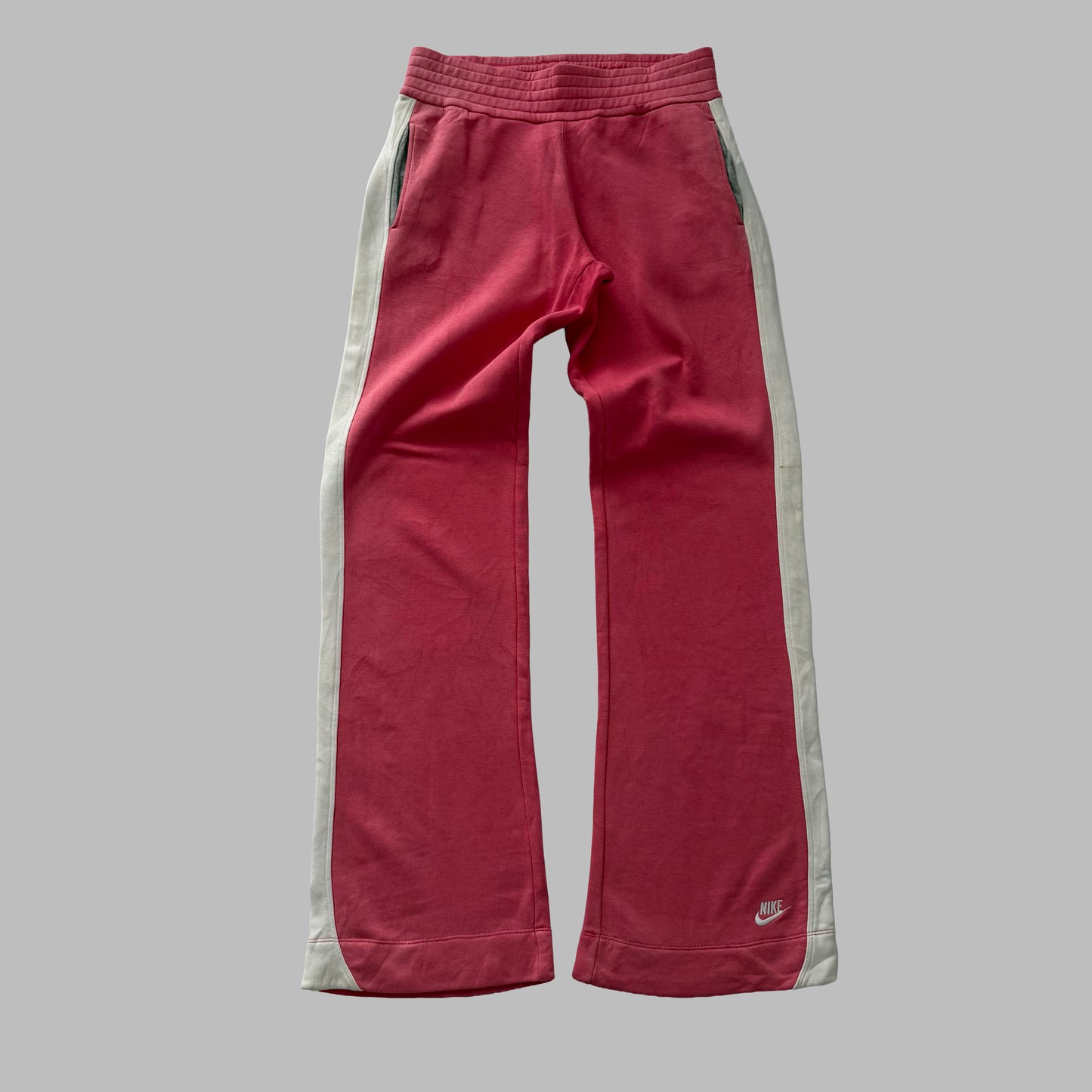 Y2K Nike Wide Leg Cotton Track Pants - S