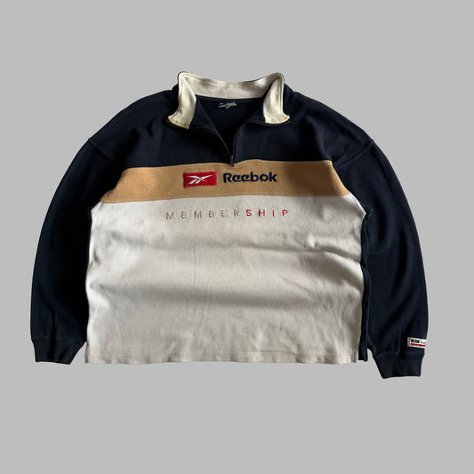 90s Reebok Quarter Zip - Large