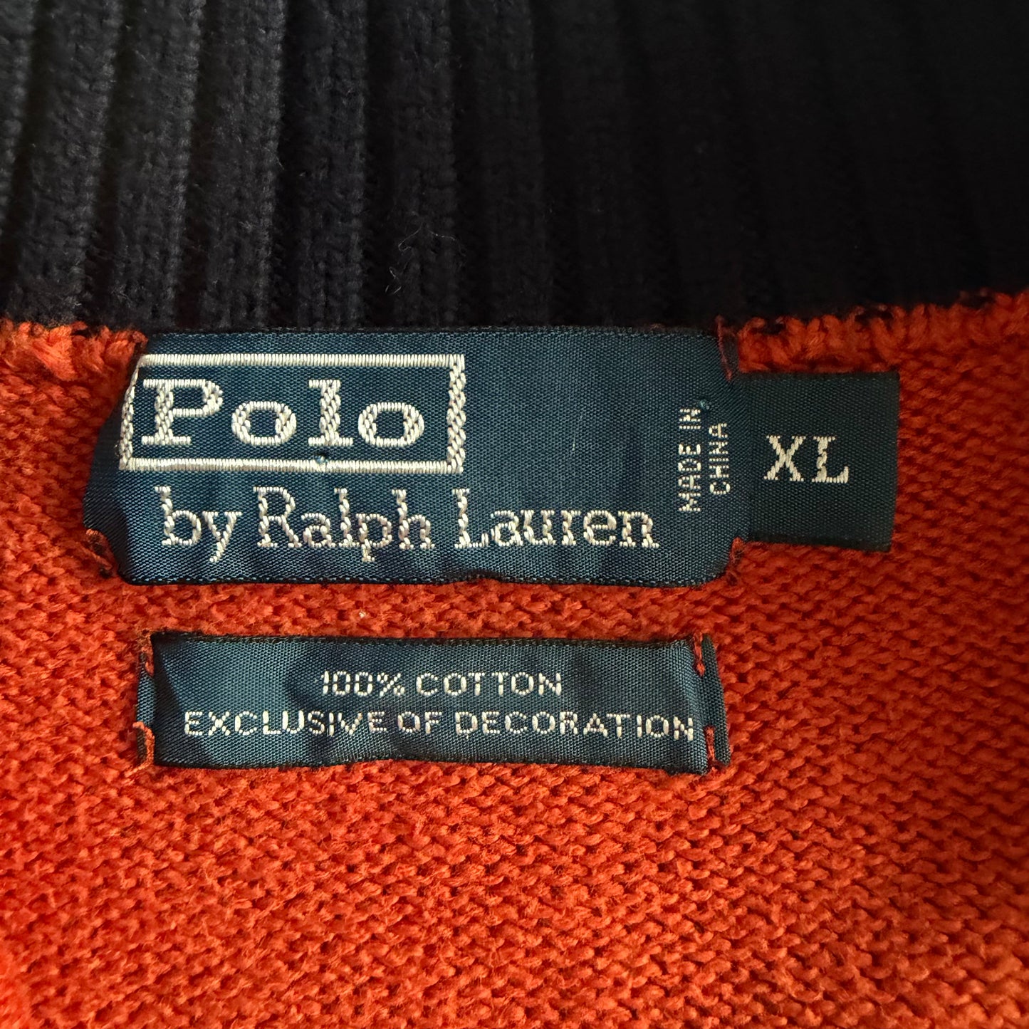 90s Polo Ralph Lauren Quarter Zip - L