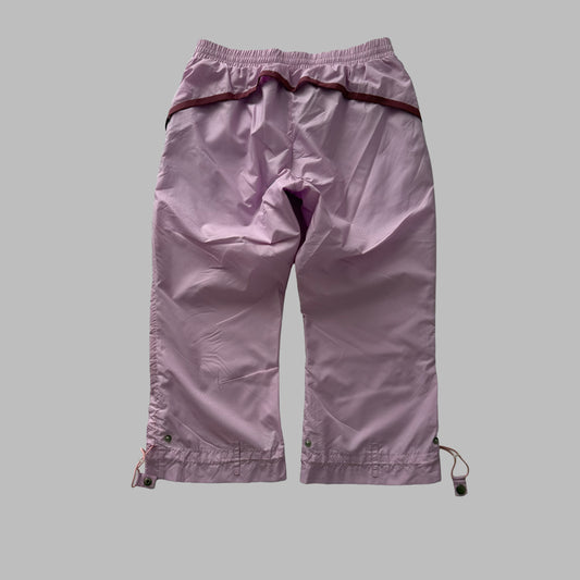 Y2K Adidas Parachute Capris - M