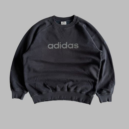 00s Adidas Spell Out Sweatshirt - Large