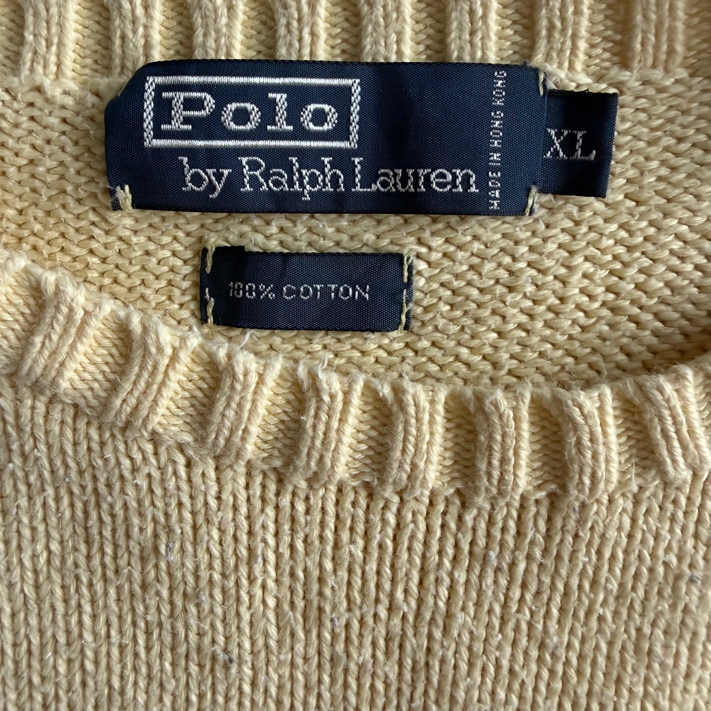 90s Polo Ralph Lauren Heavy Knit - XL
