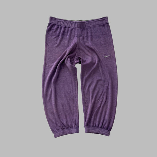 Y2K Nike Swoosh Towel Activewear Capris - M