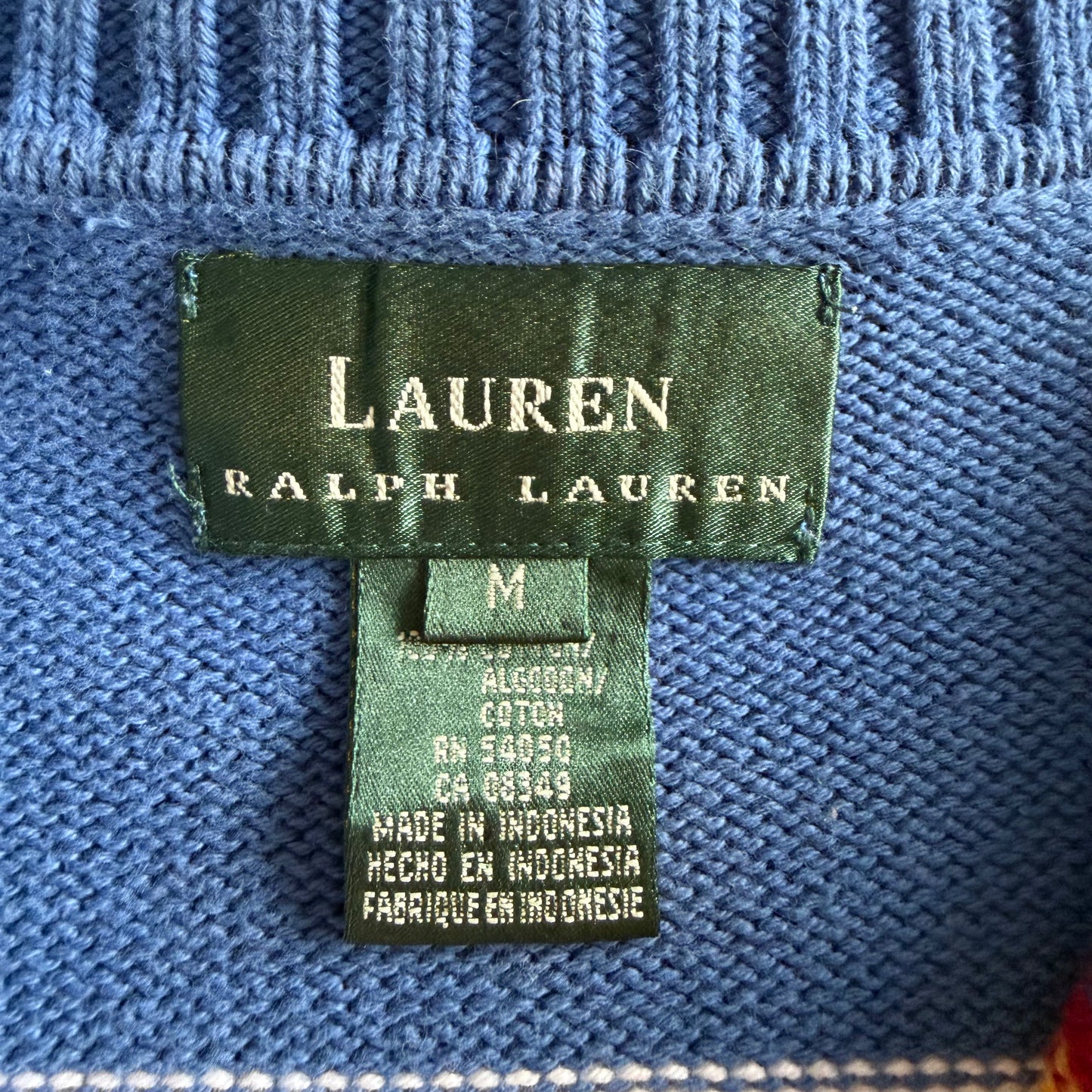 Y2K Polo Ralph Lauren Quarter Zip - M