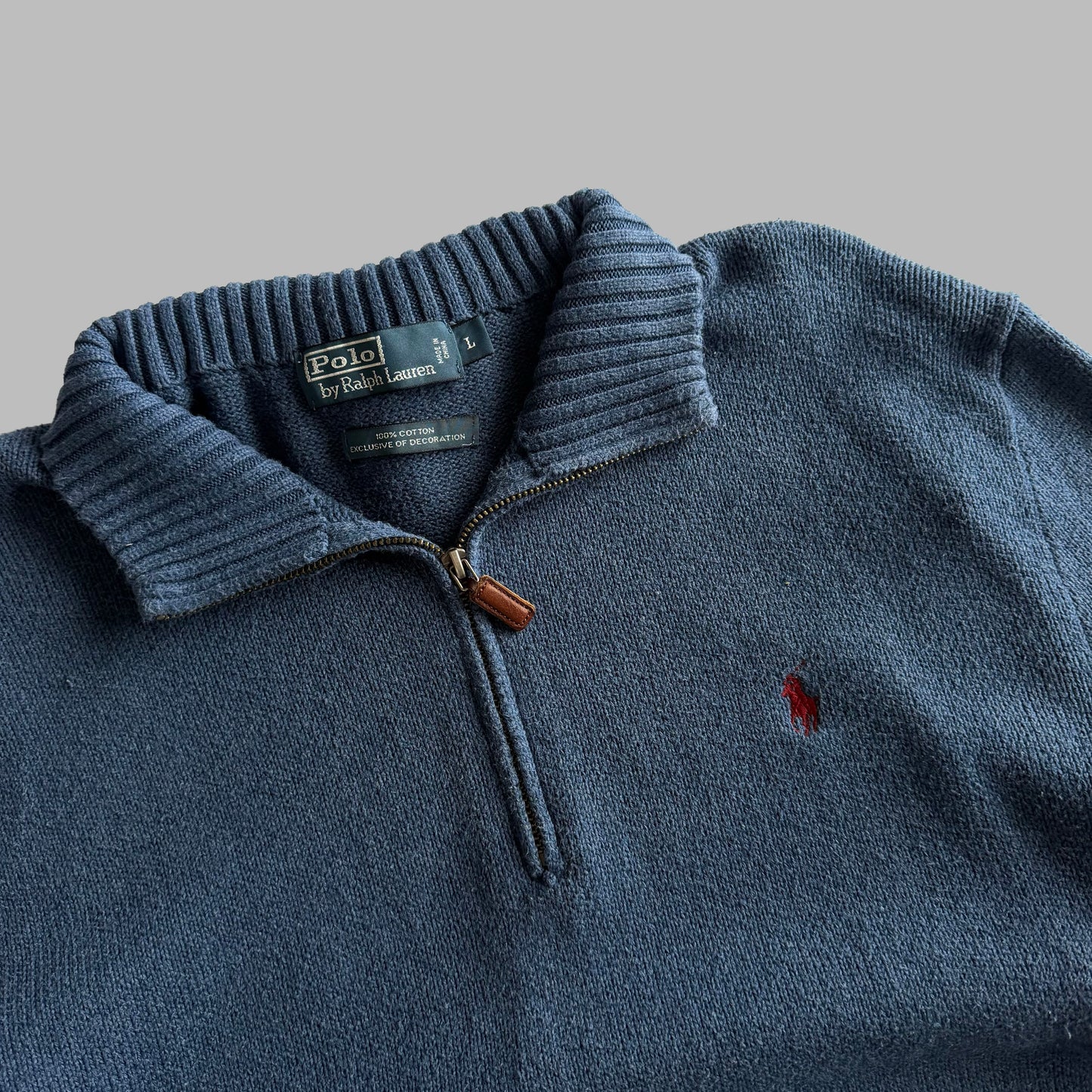 90s Polo Ralph Lauren Quarter Zip - L