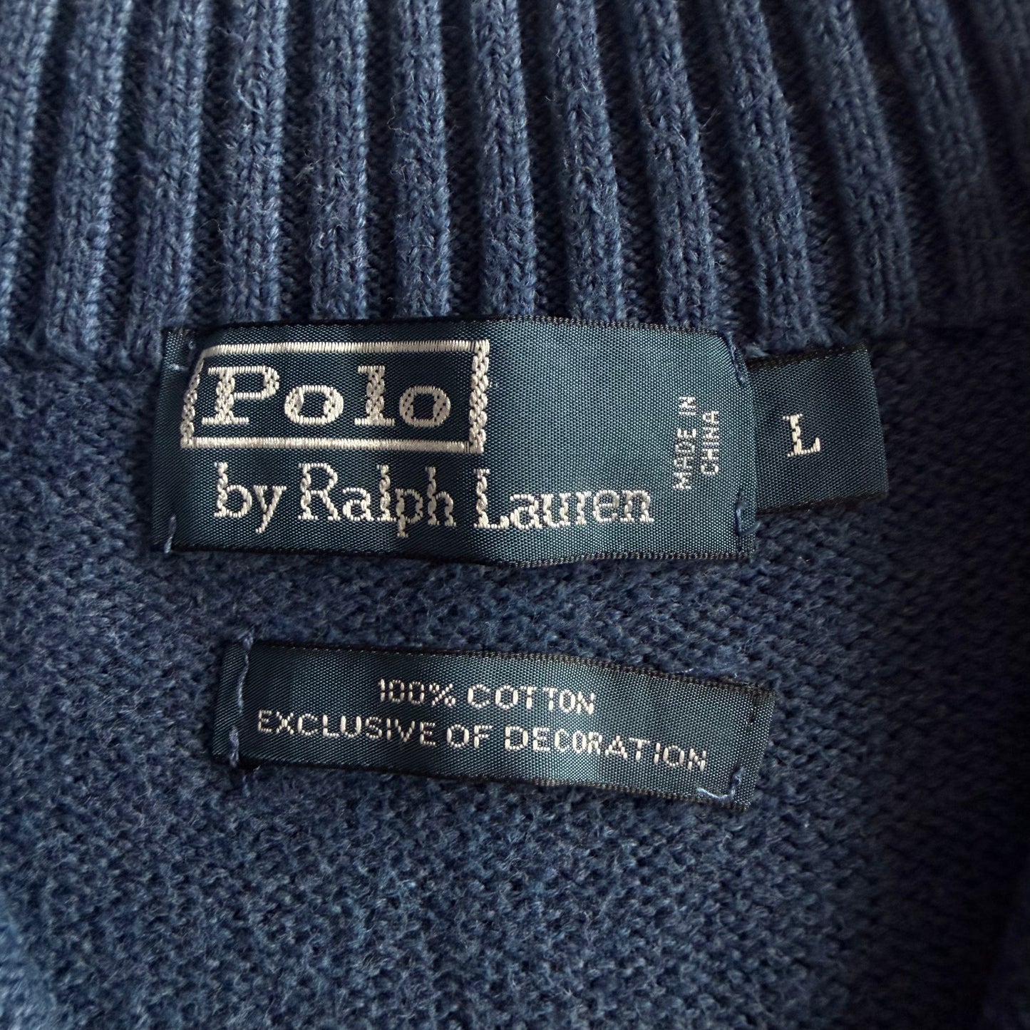 90s Polo Ralph Lauren Quarter Zip - L
