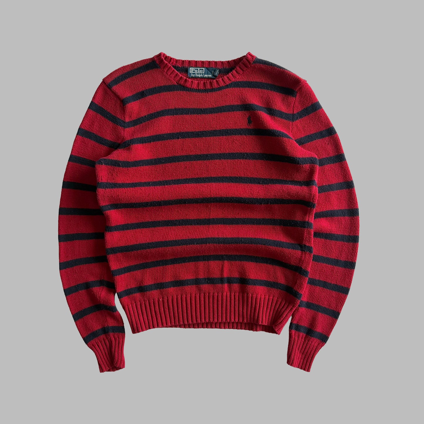 90s Polo Ralph Lauren Striped Heavy Knit - S