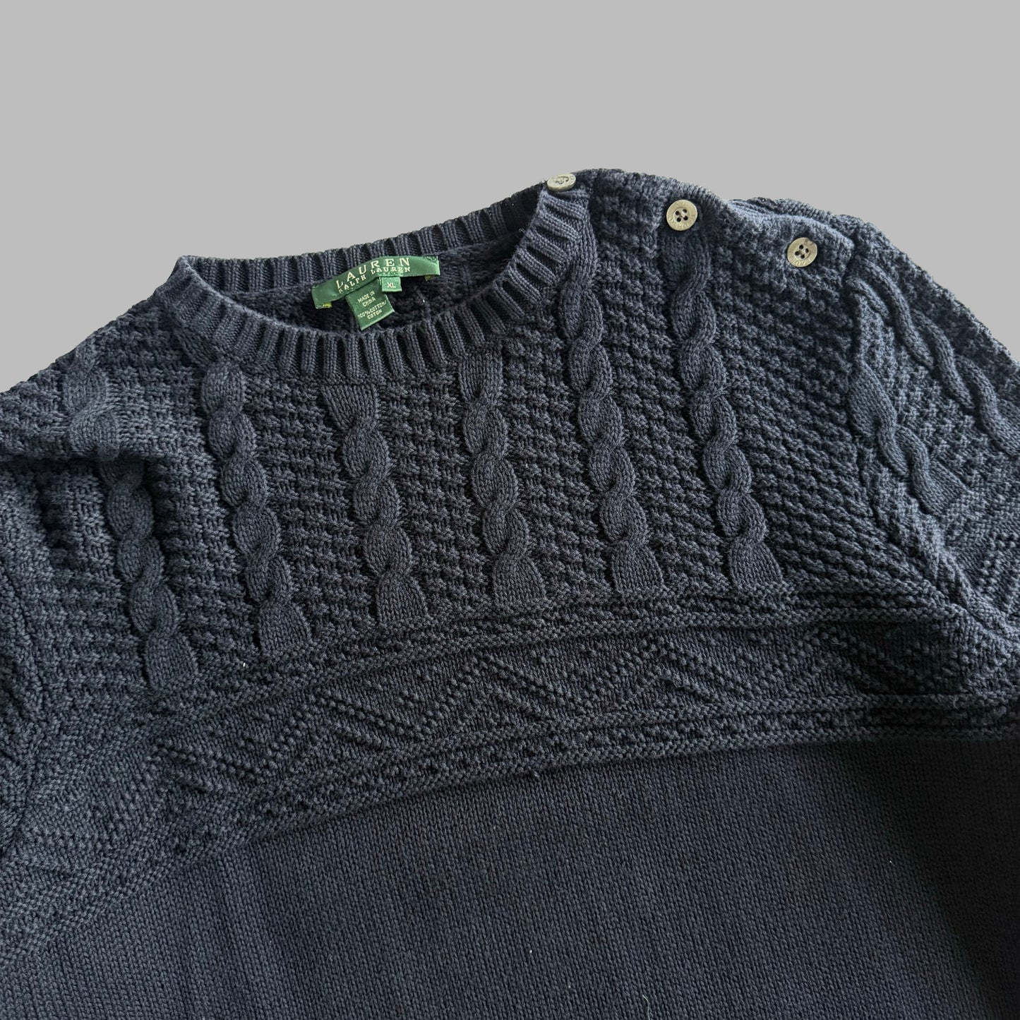 Y2K Polo Ralph Lauren Heavy Knit - XL