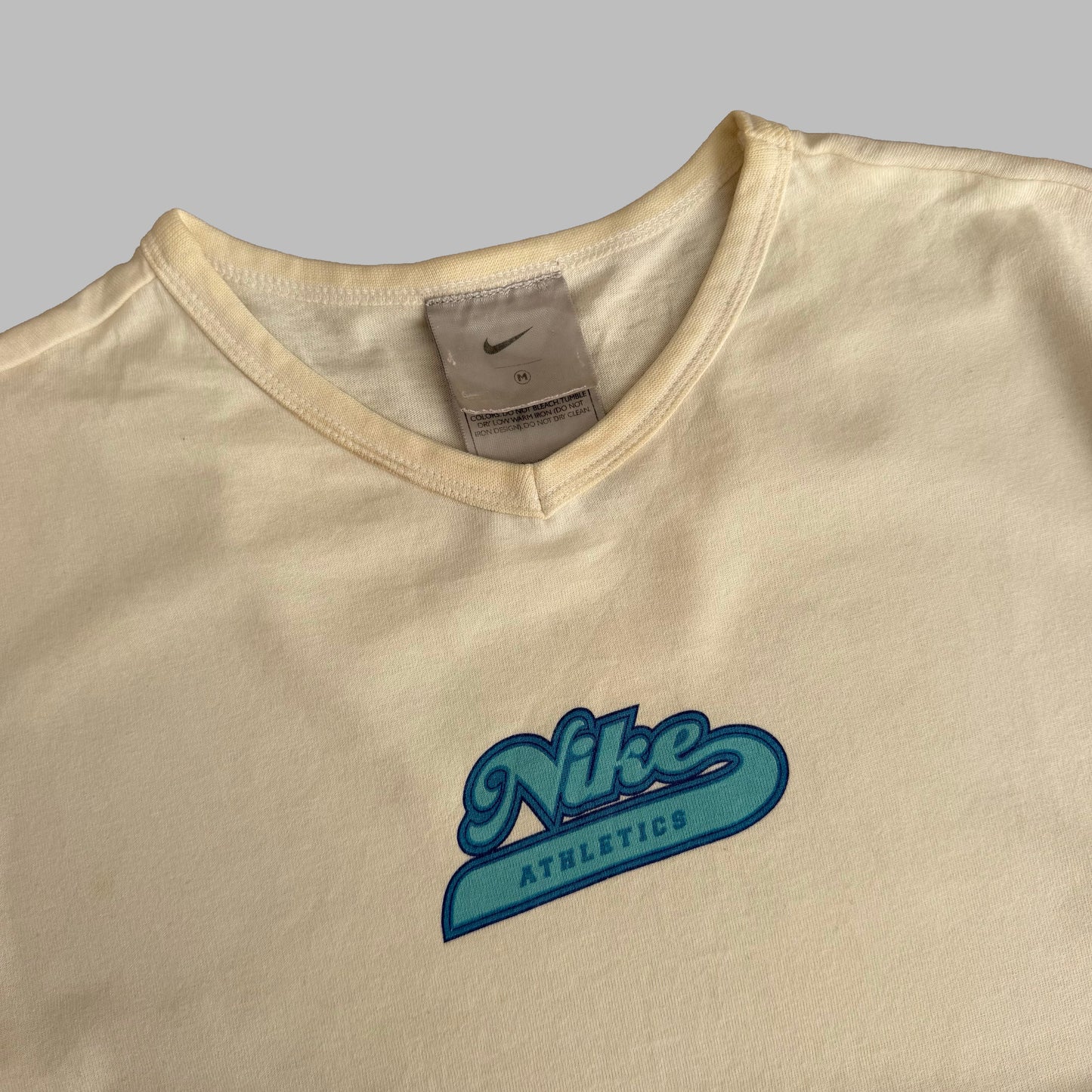 Y2K Nike Athletics Baby Tee - M