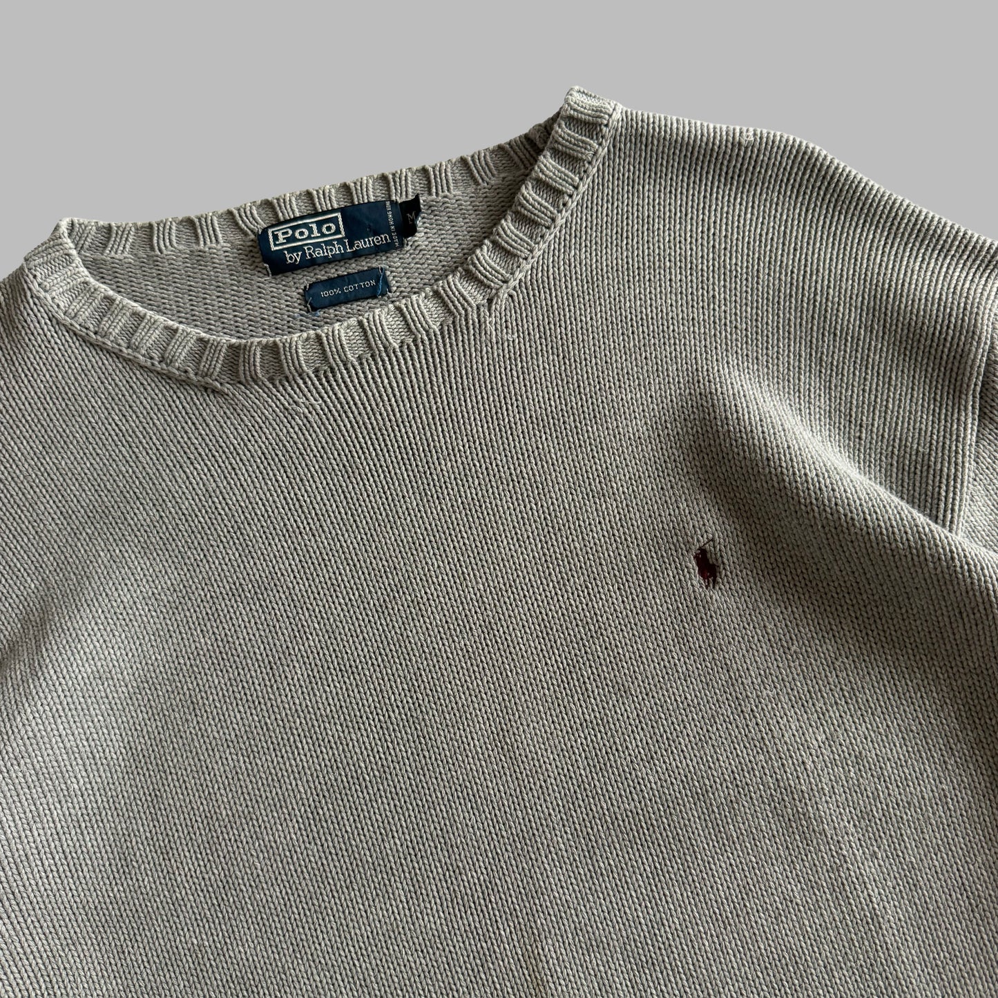 90s Polo Ralph Lauren Heavy Knit - M