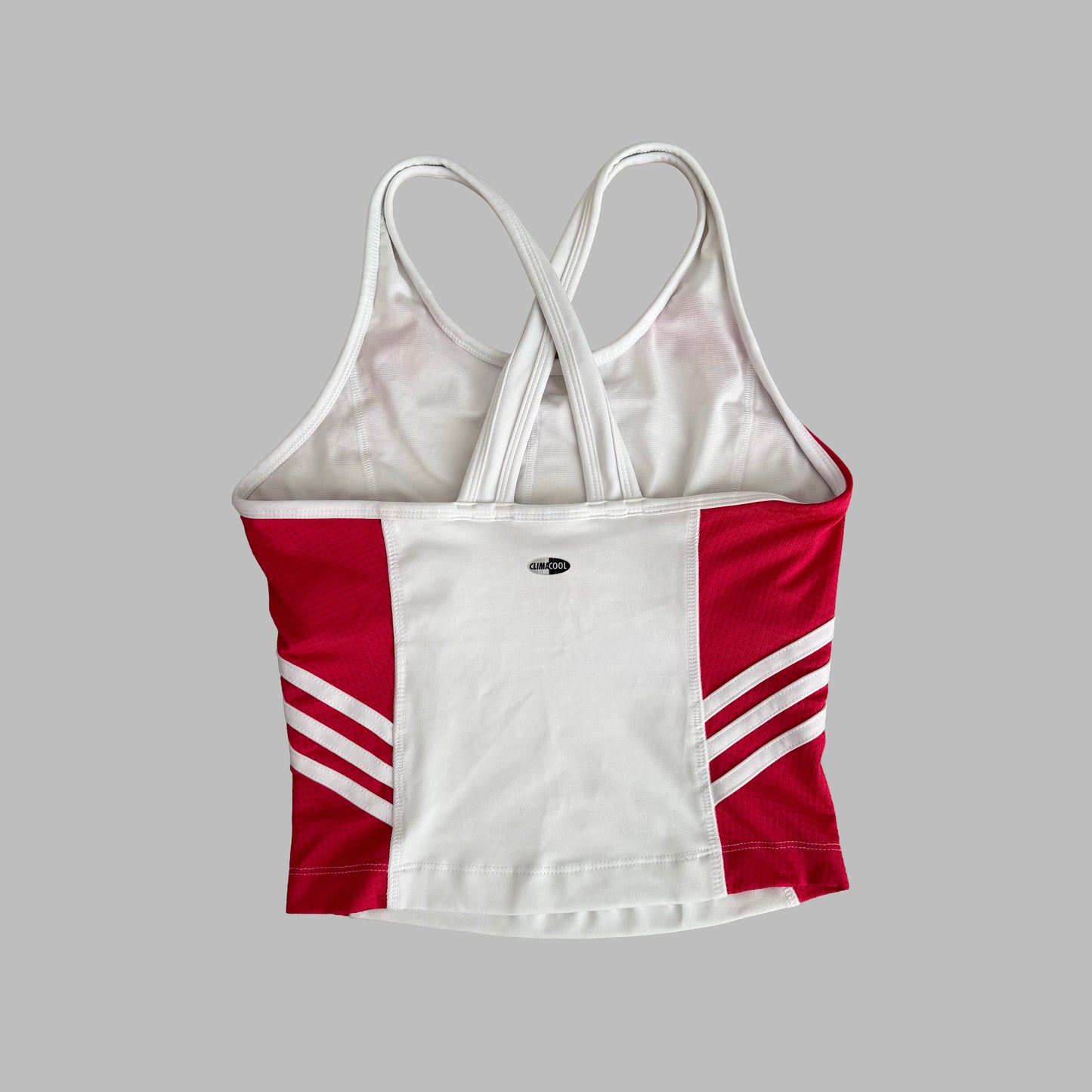 Y2K Adidas Cross Back Activewear Tank - XS/S