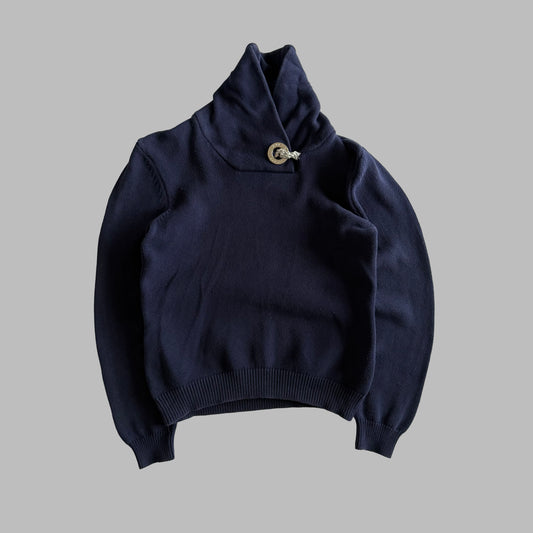 Y2K Polo Ralph Lauren Funnel Neck Knit - S