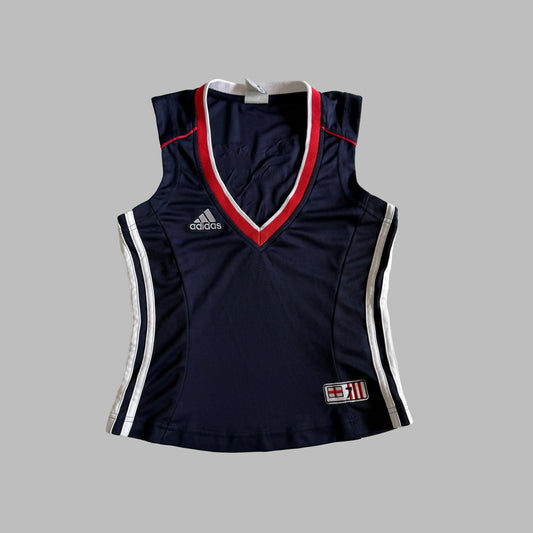 Y2K Adidas Low Cut England Jersey Top - S