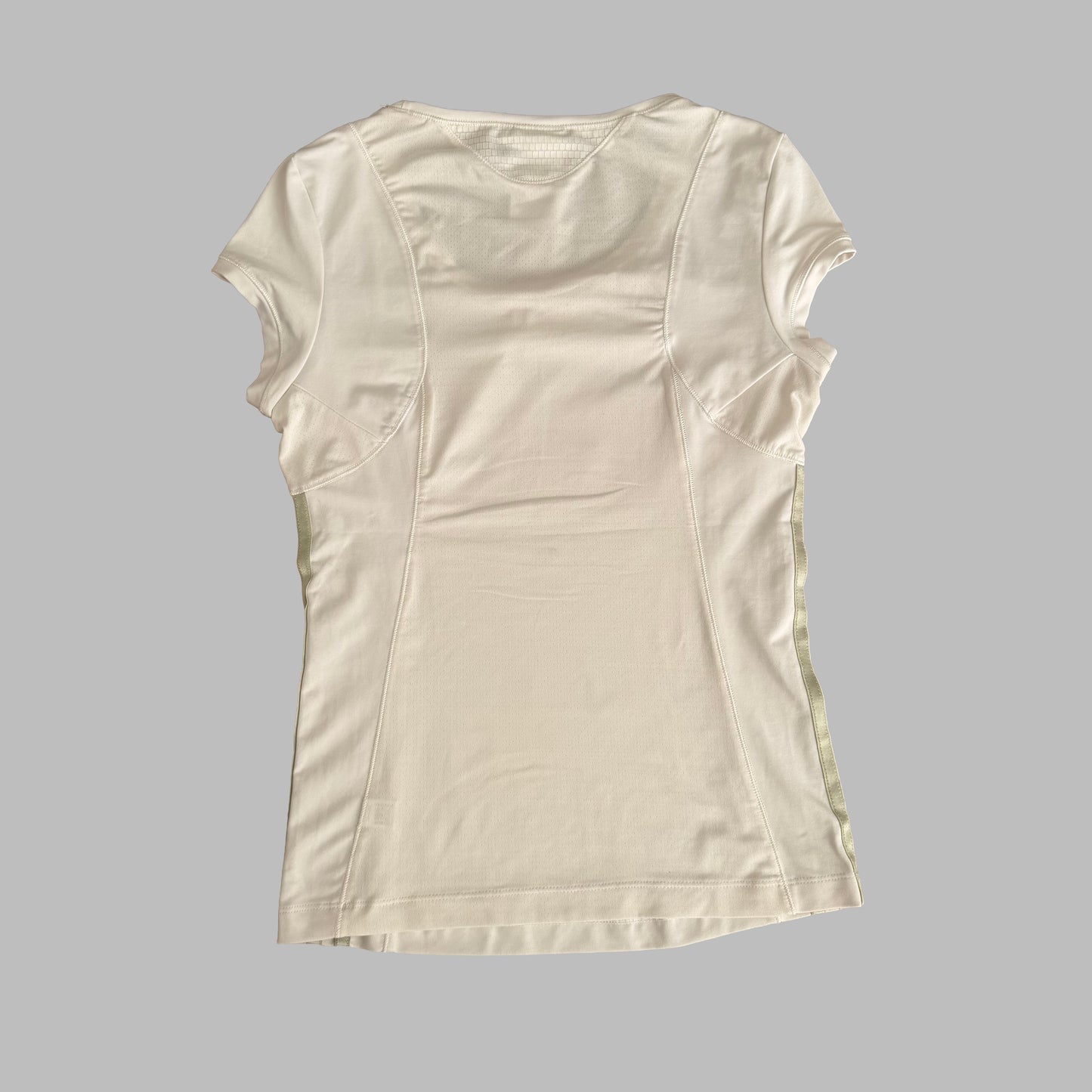 Y2K Adidas Three Stripe Synched Activewear Top - S