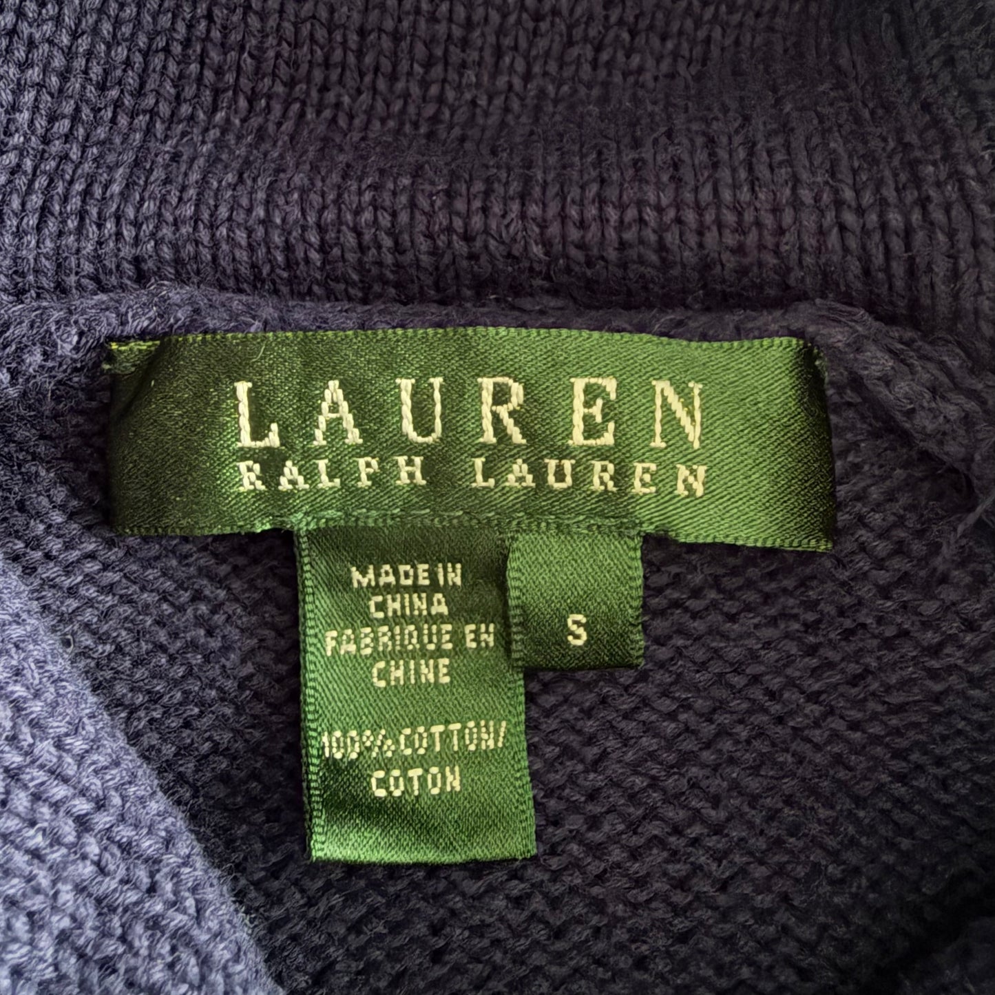 Y2K Polo Ralph Lauren Funnel Neck Knit - S