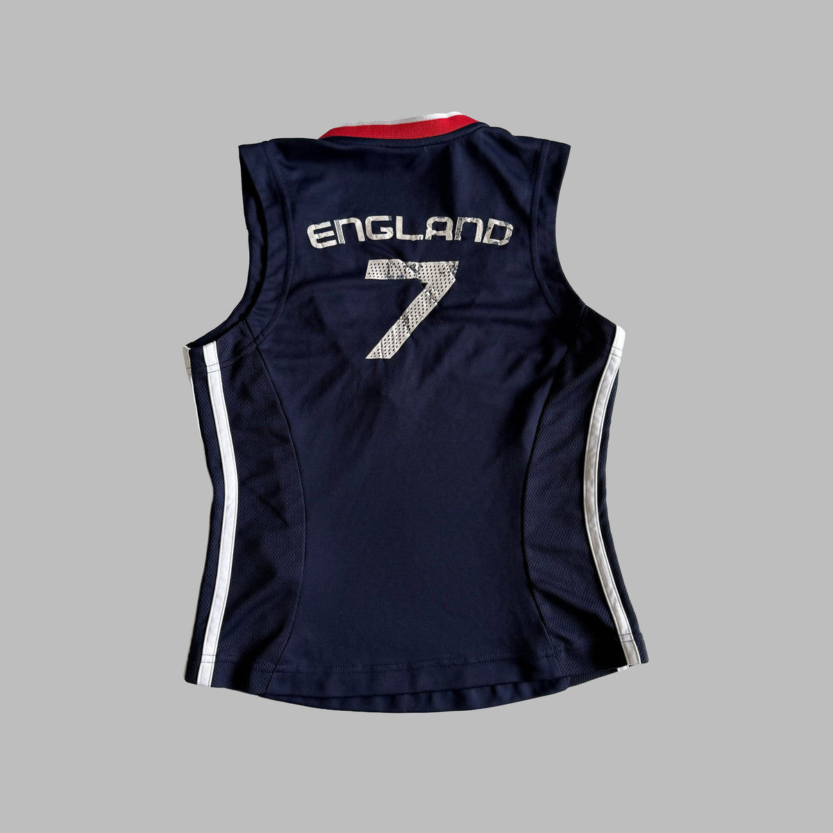 Y2K Adidas Low Cut England Jersey Top - S