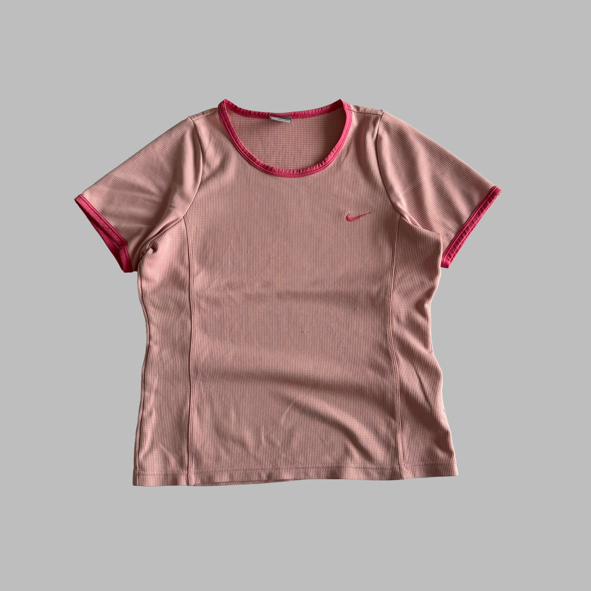 Y2K Nike Ringer Activewear Top - L