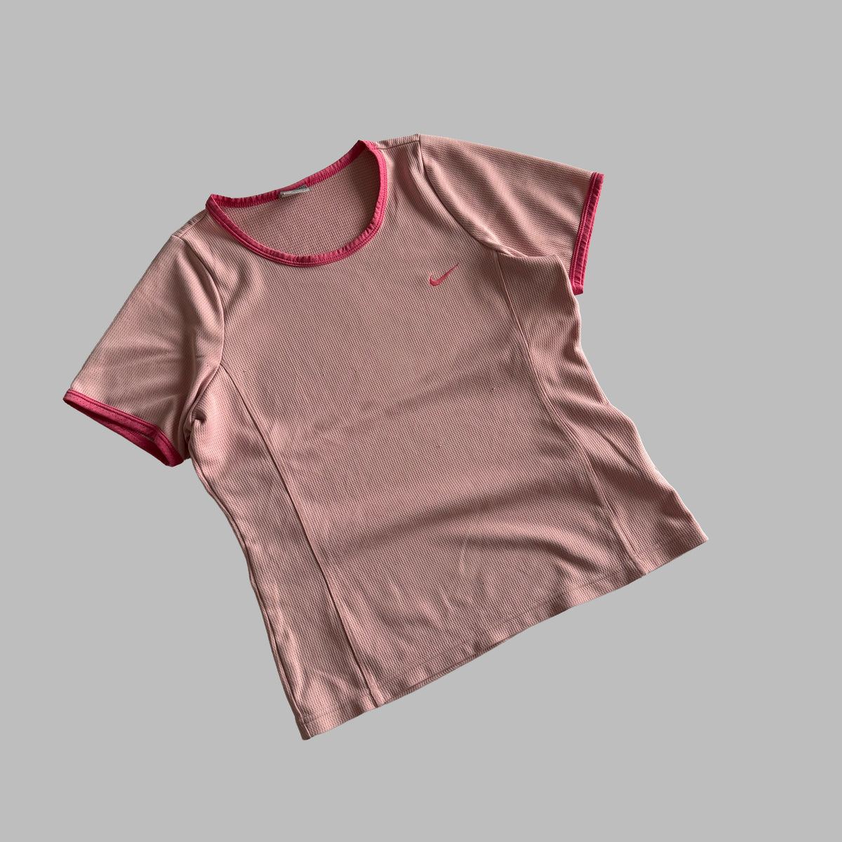 Y2K Nike Ringer Activewear Top - L