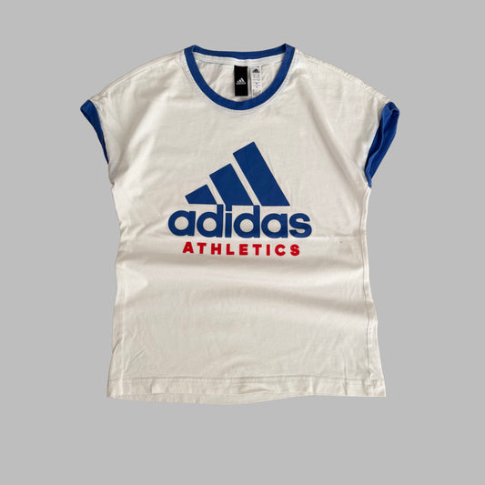 Adidas Athletics Ringer Baby Tee - M/L