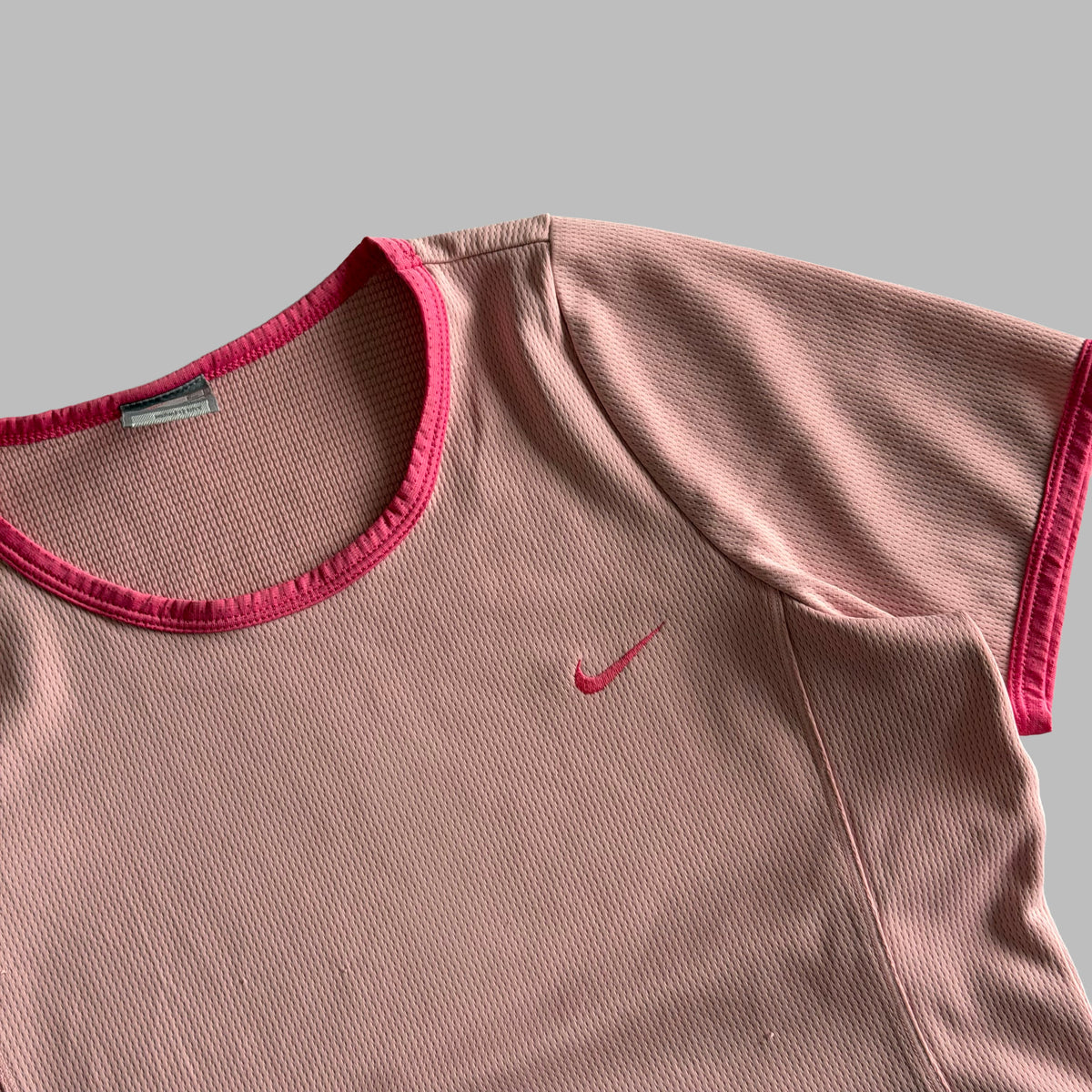 Y2K Nike Ringer Activewear Top - L