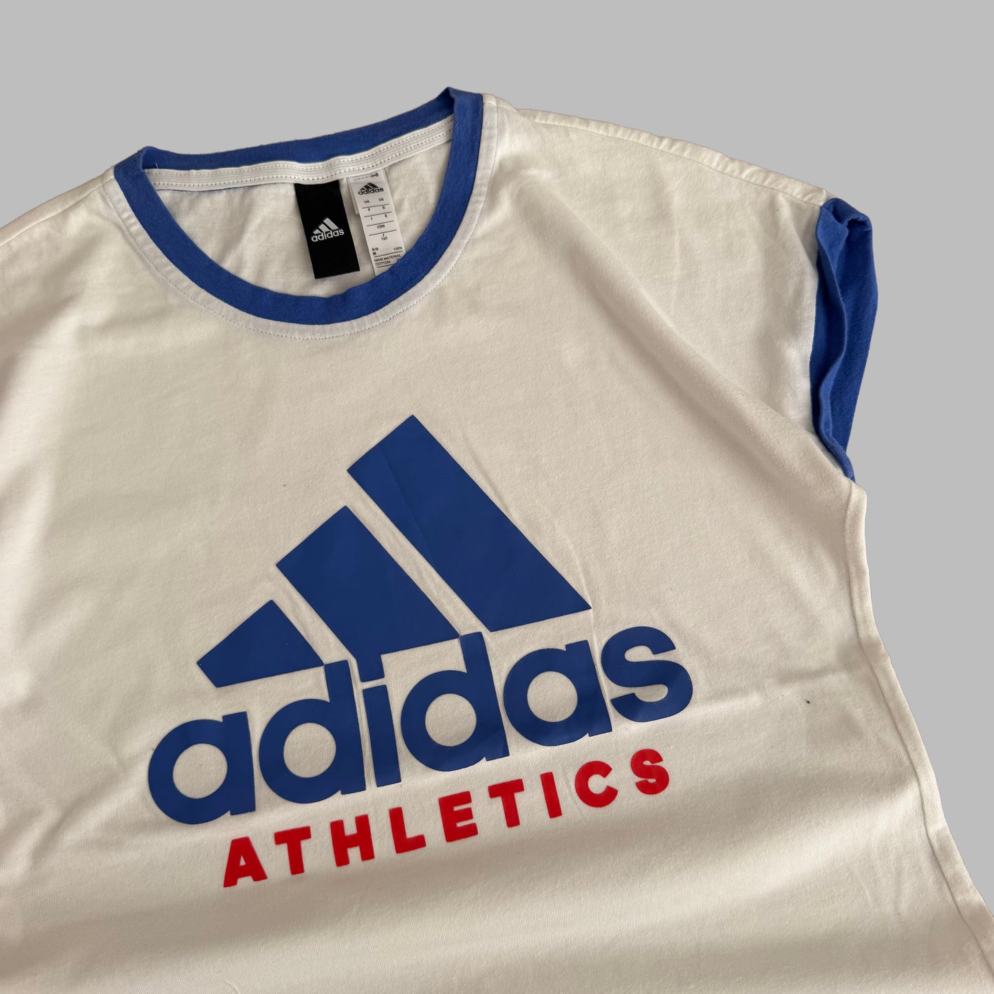 Adidas Athletics Ringer Baby Tee - M/L