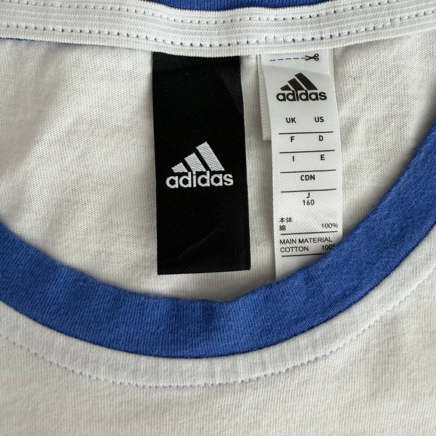 Adidas Athletics Ringer Baby Tee - M/L