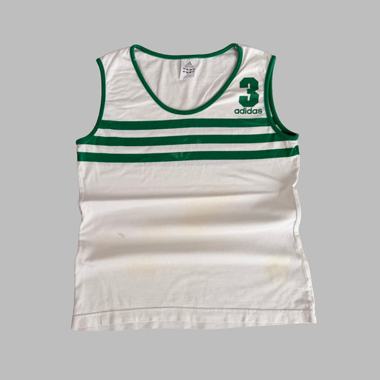 Y2K Adidas Three Stripe Tank - M/L