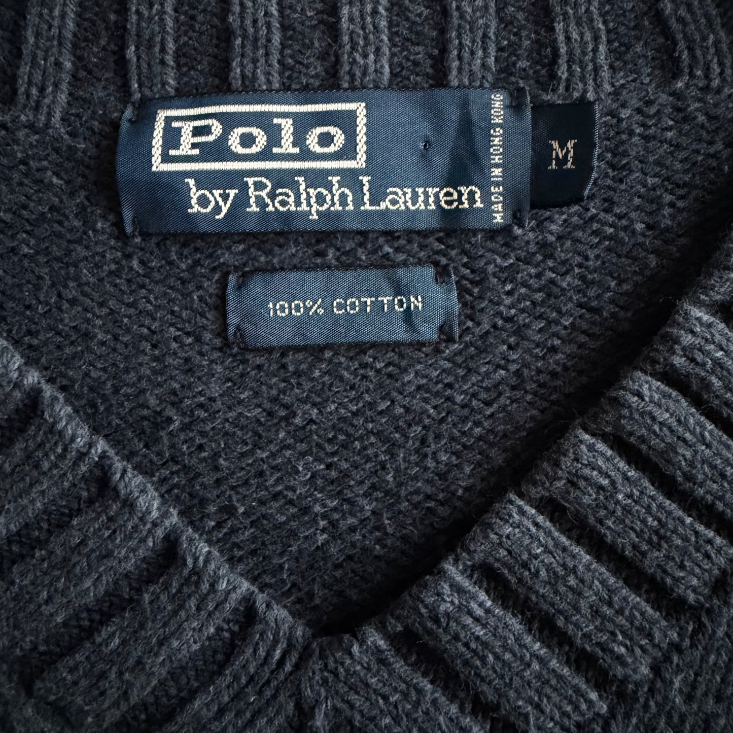 90s Polo Ralph Lauren Heavy Knit - M