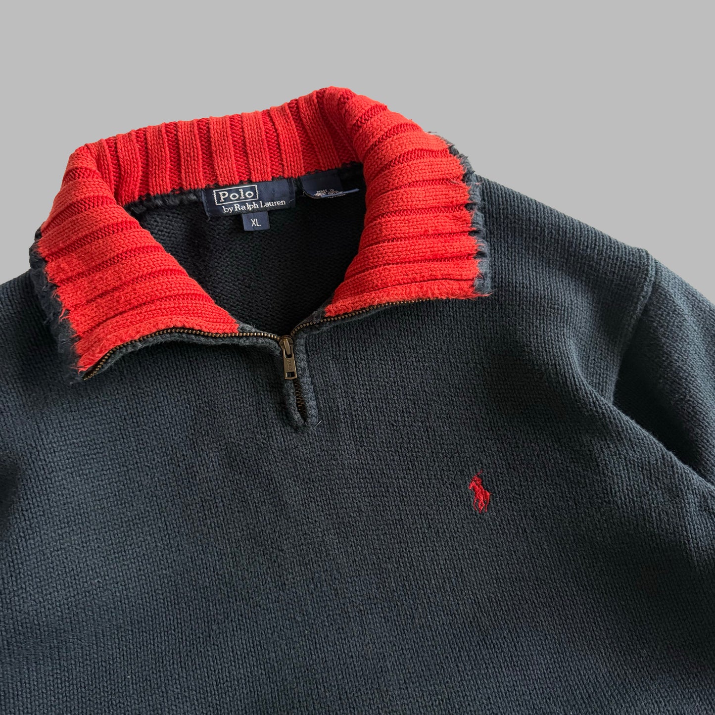 90s Polo Ralph Lauren Quarter Zip - M