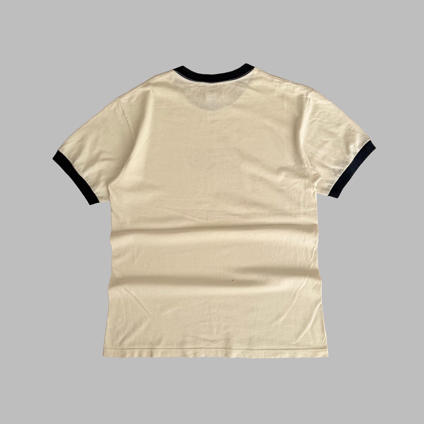 Y2K Nike Centre Swoosh Ringer Tee - L
