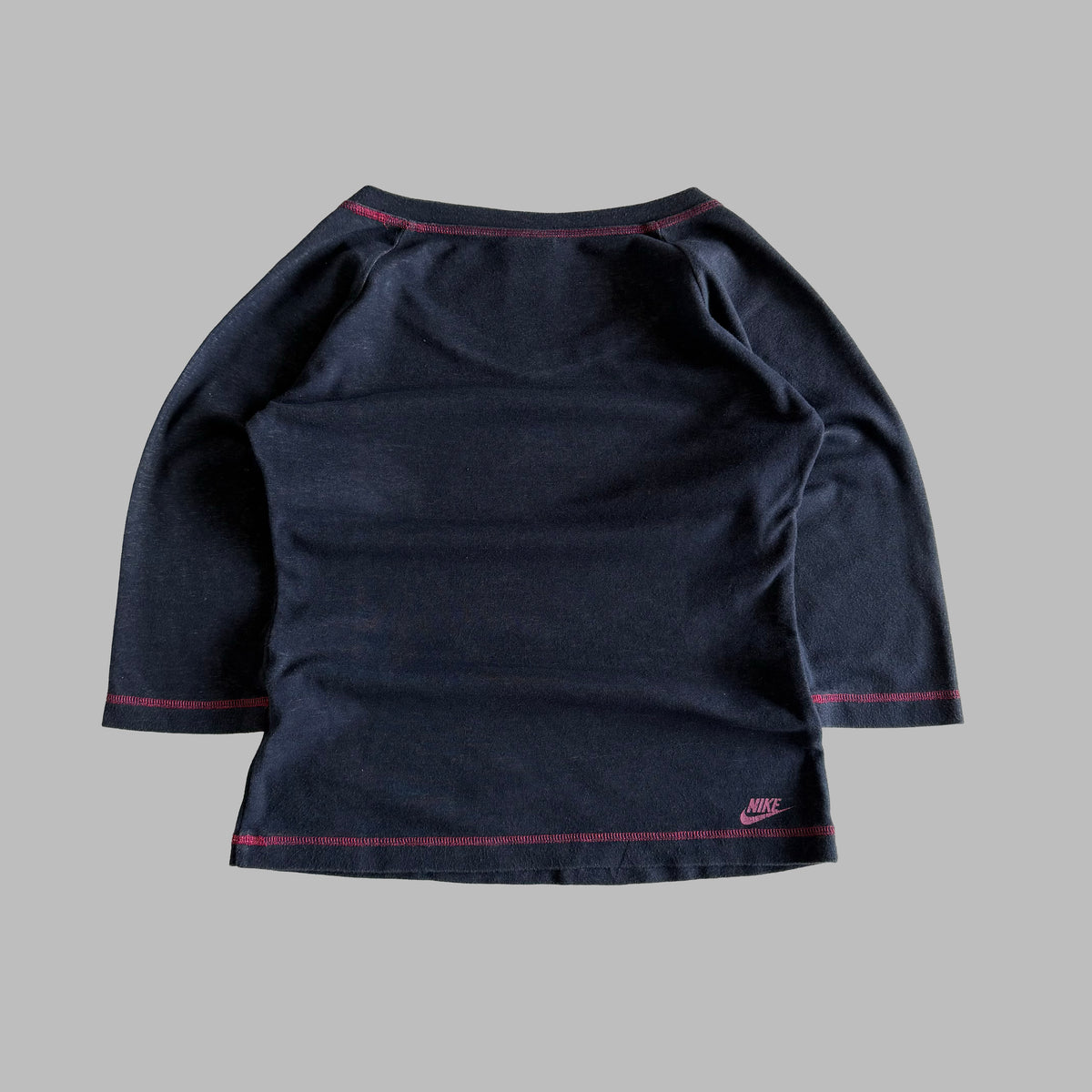 Y2K Nike Spell Out 3/4 Sleeve Long Sleeve - M