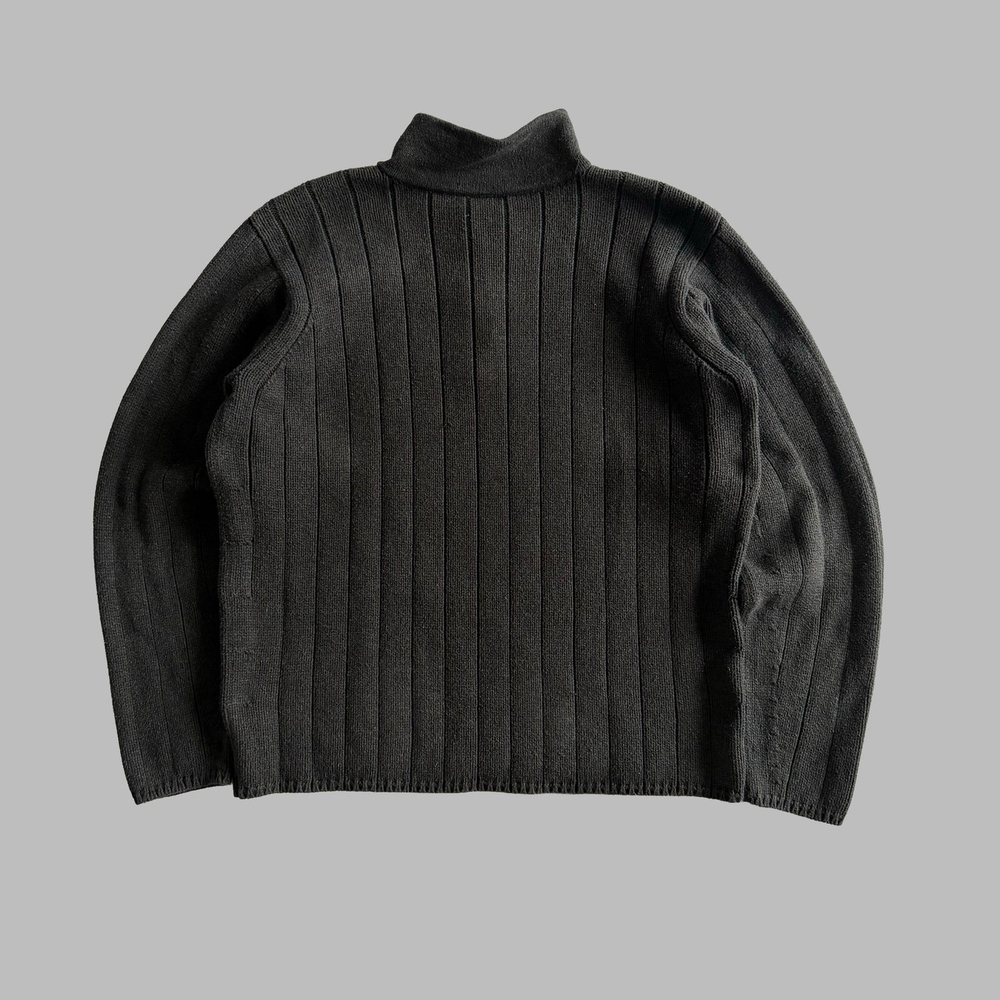 90s Polo Ralph Lauren Ribbed Quarter Zip - XL