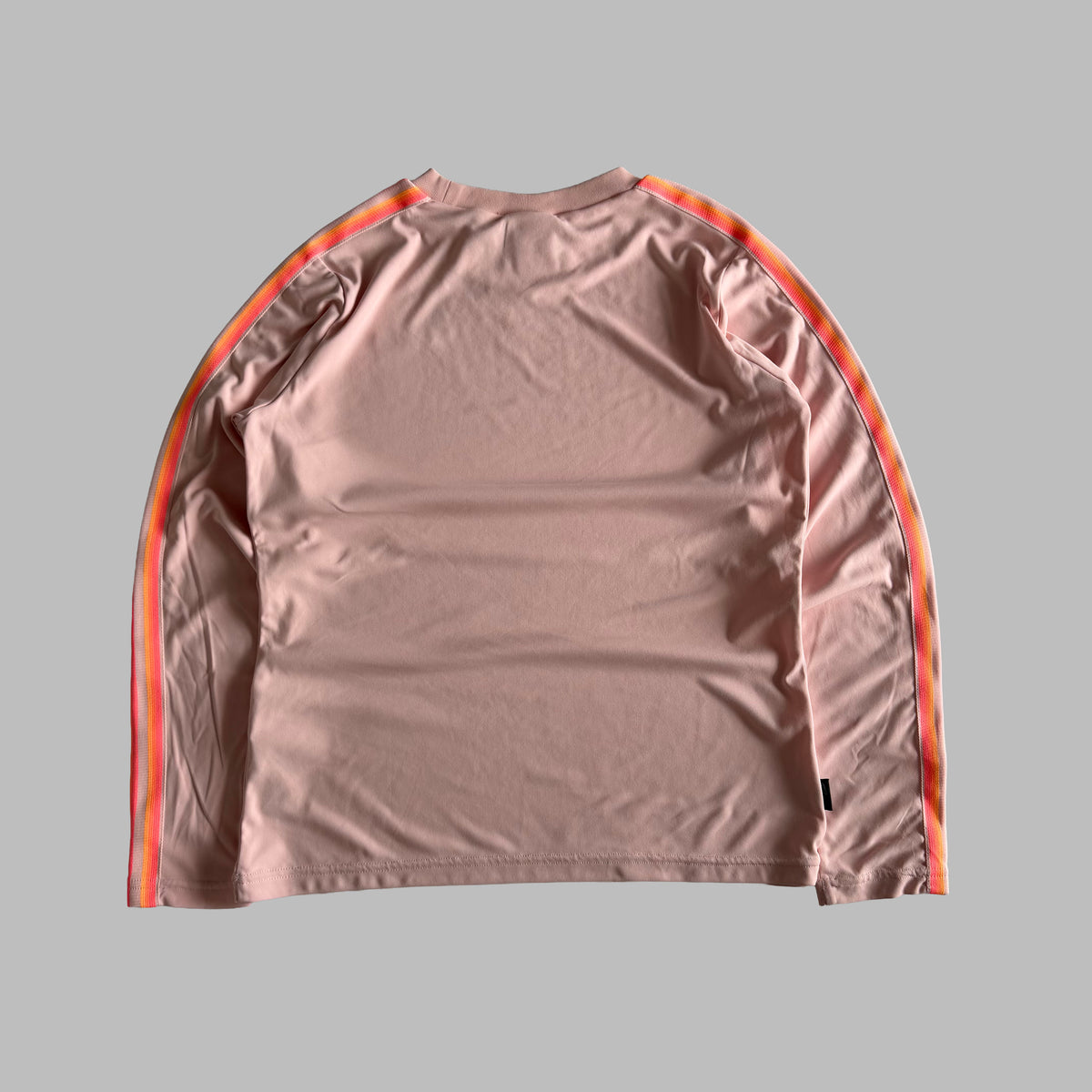 Y2K Adidas Striped Long Sleeve Top - M