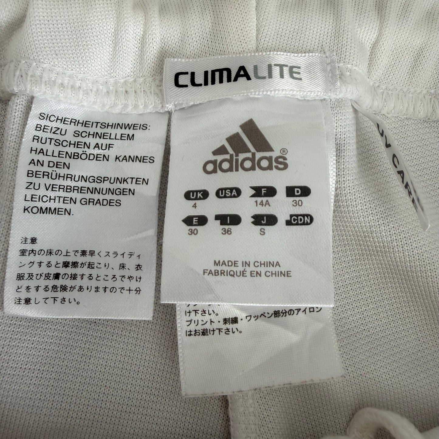Y2K Adidas Wide Leg Three Stripe Track Pants - S