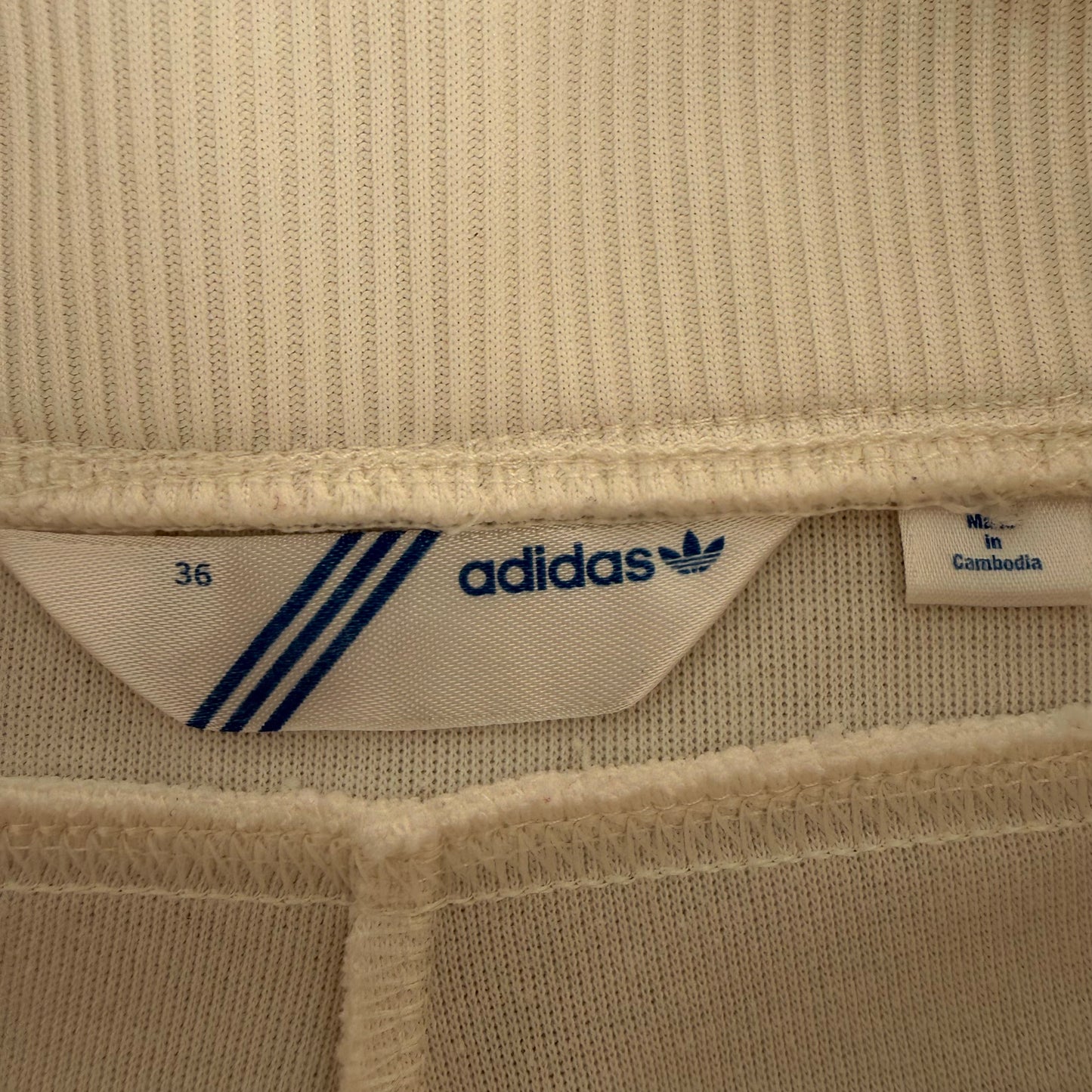 Y2K Adidas Wide Leg Three Stripe Track Pants - S