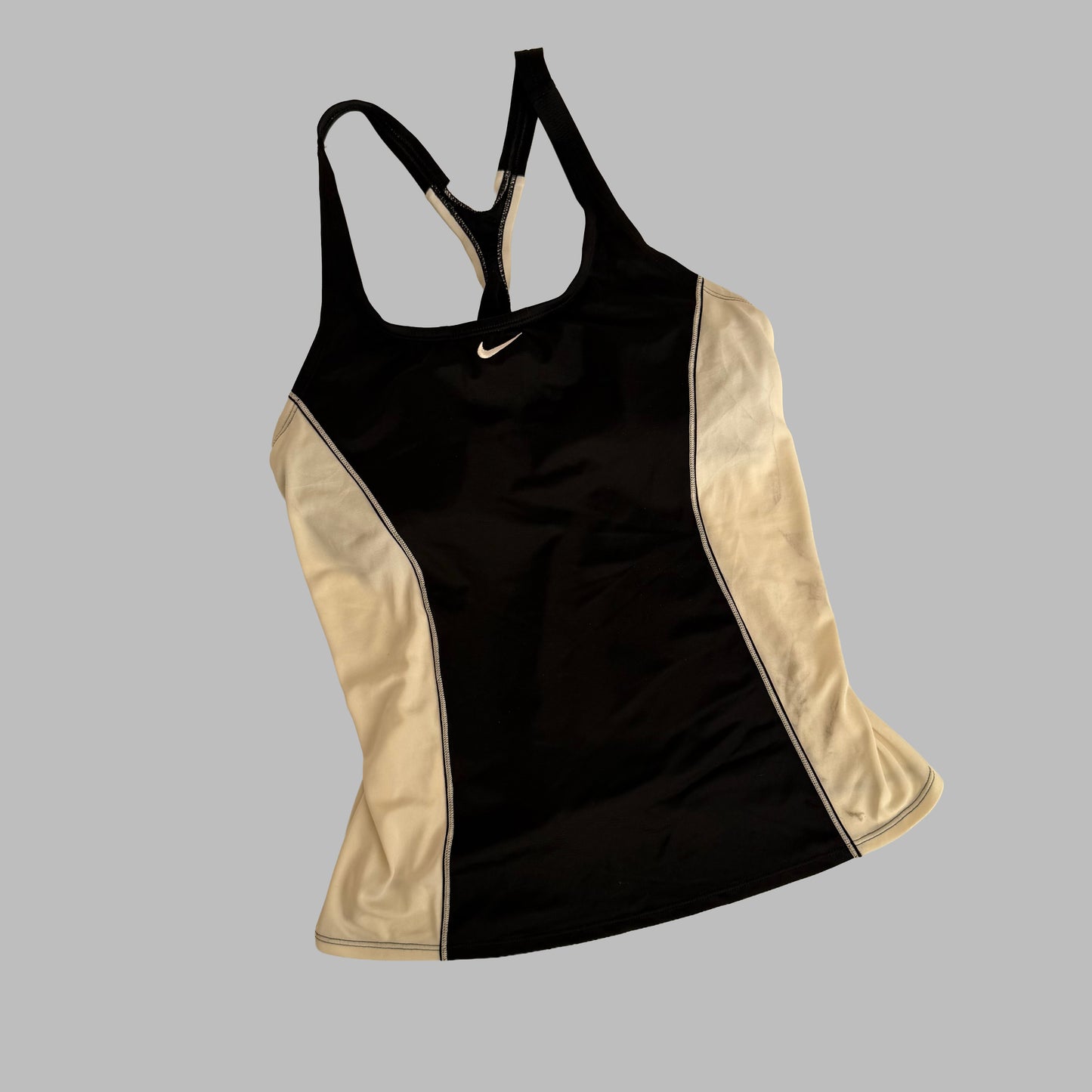 Y2K Nike Panelled Activewear Tank - XL