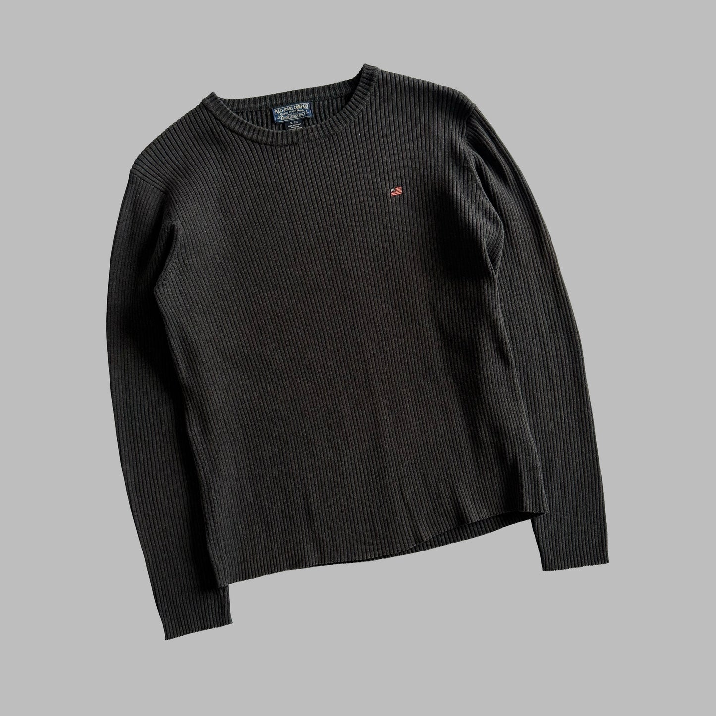 Y2K Ralph Lauren Polo Jeans Ribbed Pullover - S