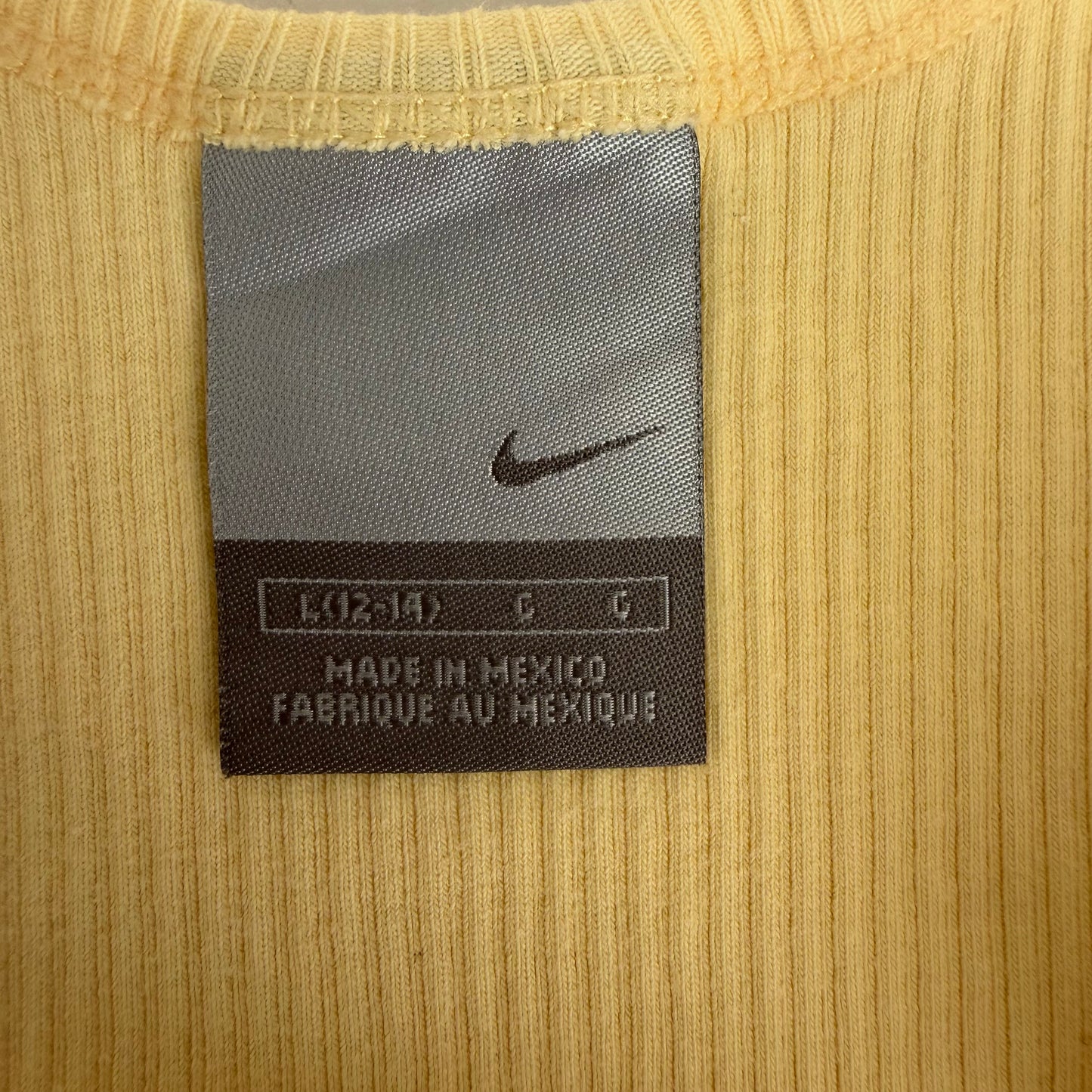 Y2K Nike Ribbed Activewear Tank - L