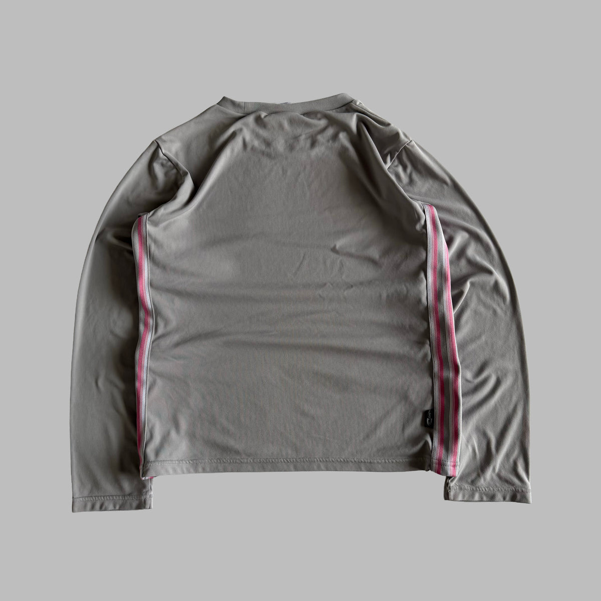 Y2K Adidas Striped Long Sleeve Top - M