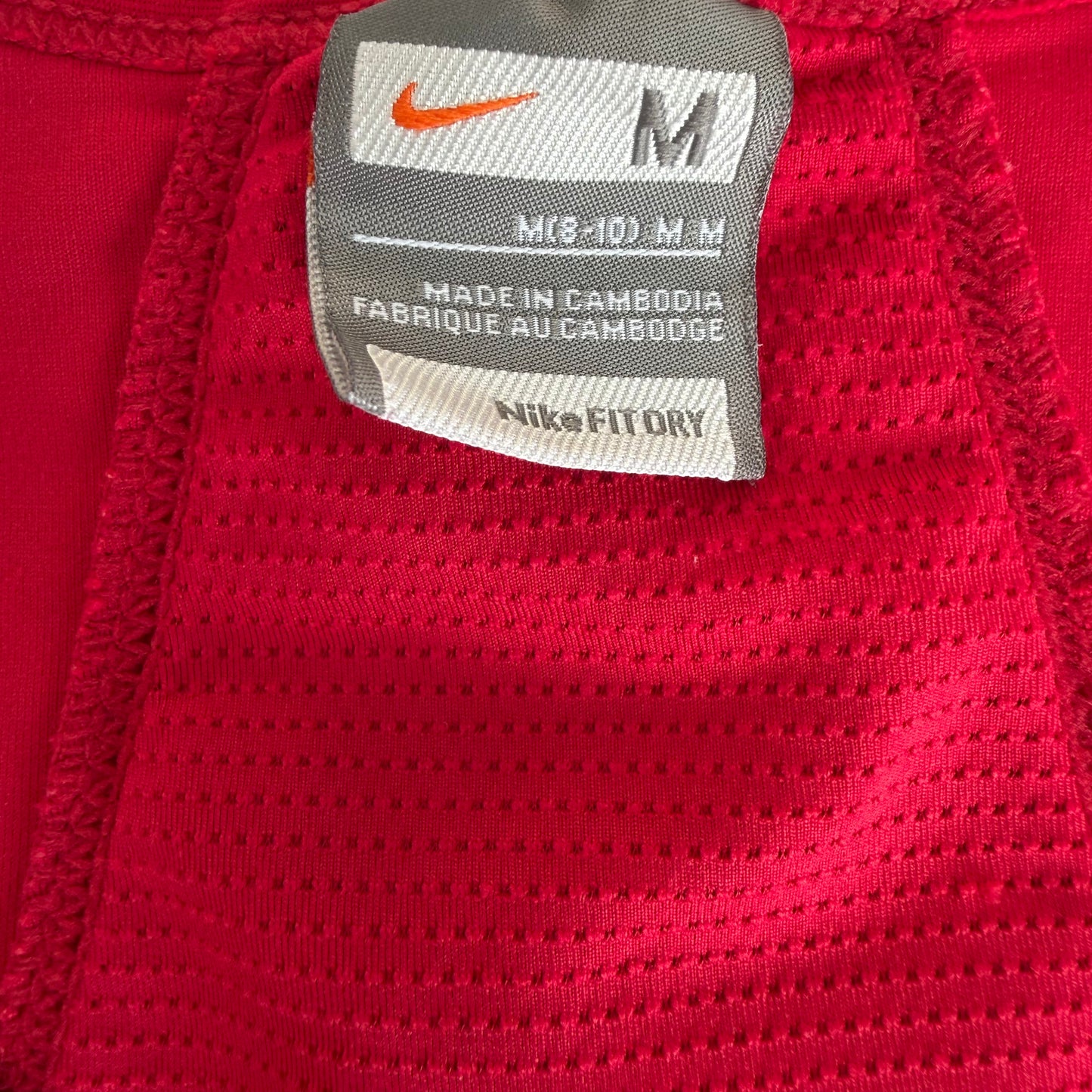 Y2K Nike Panelled Activewear Top - M