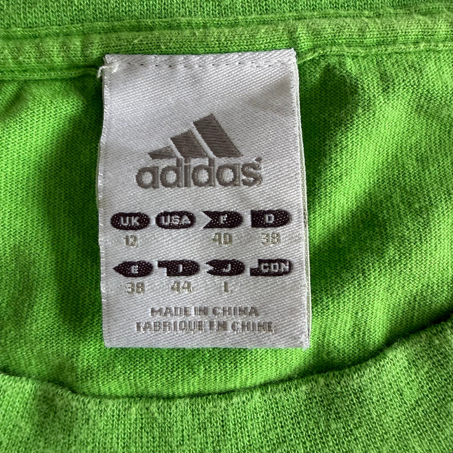 Y2K Adidas Sequin Spell Out Long Sleeve - S