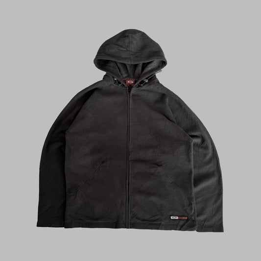 Y2K Oakley Fleece Hooded Jacket - M