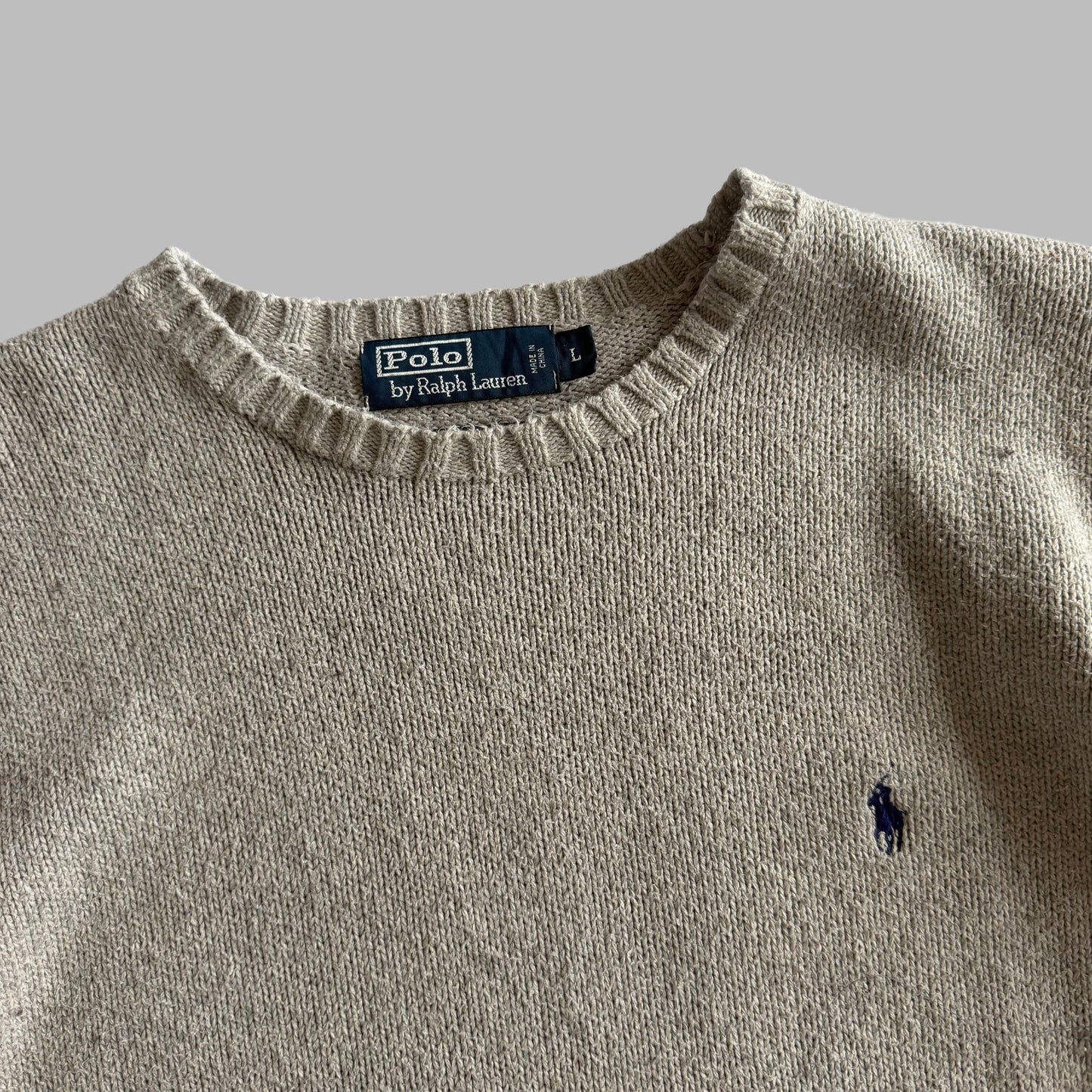 90s Polo Ralph Lauren Heavy Knit - L