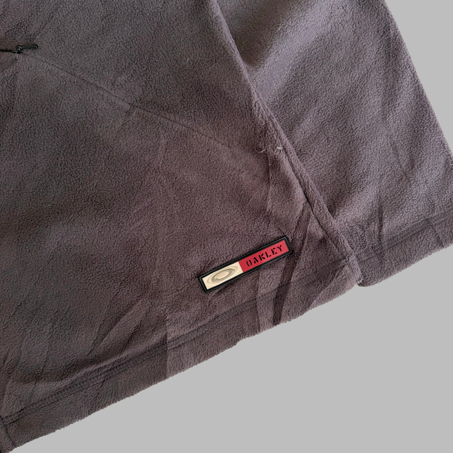 Y2K Oakley Fleece Hooded Jacket - M