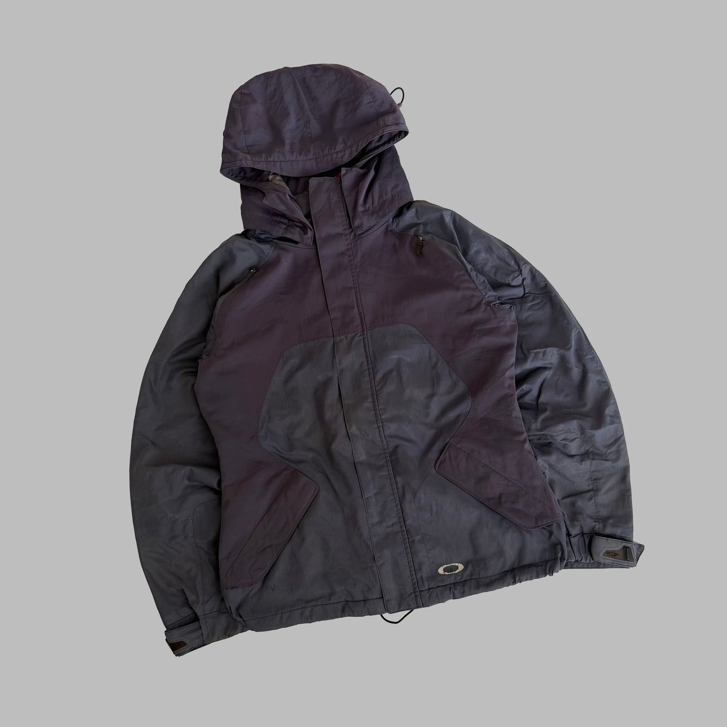 Y2K Oakley Nitro Fuel Hooded Technical Jacket - M