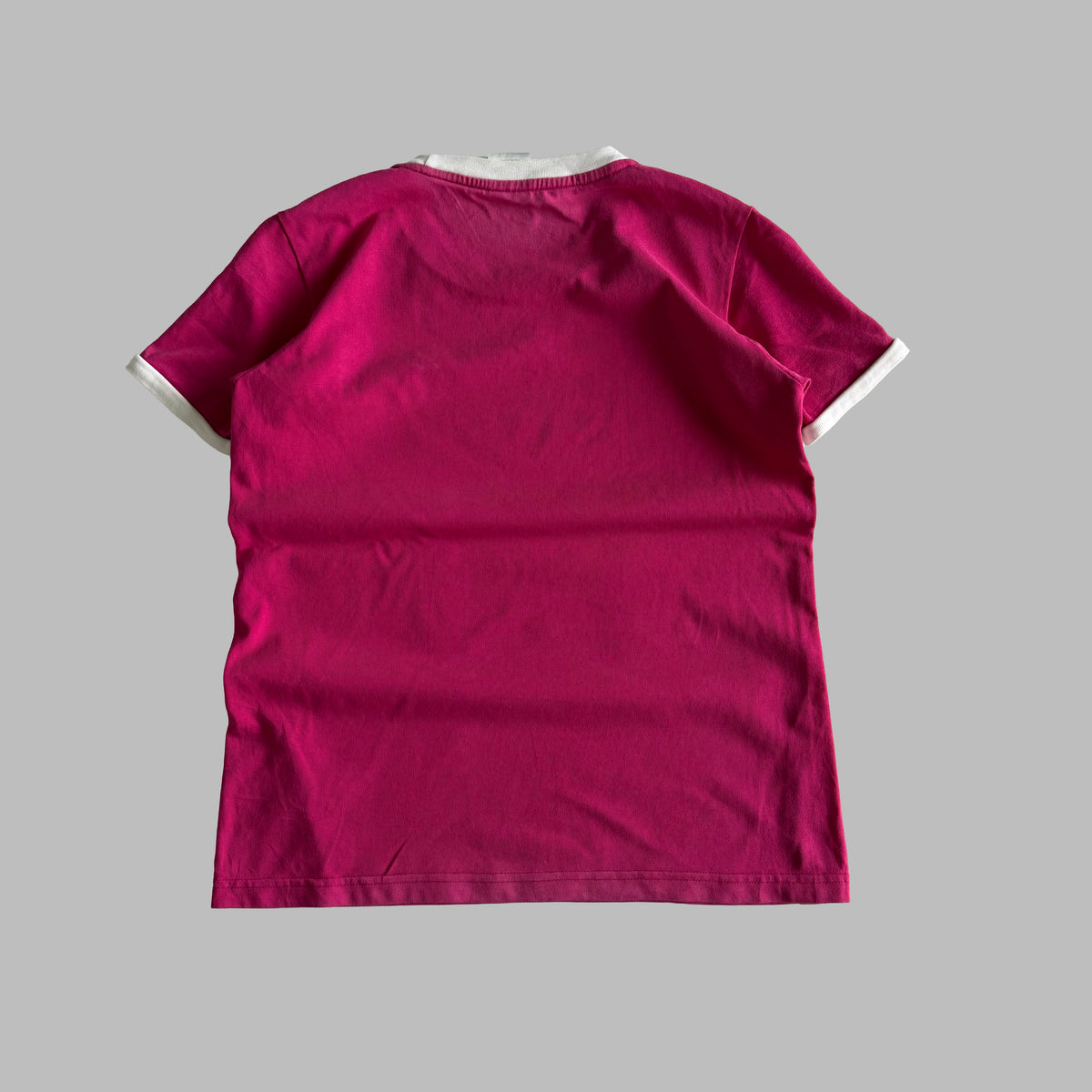 Y2K Adidas Ringer Baby Tee - M