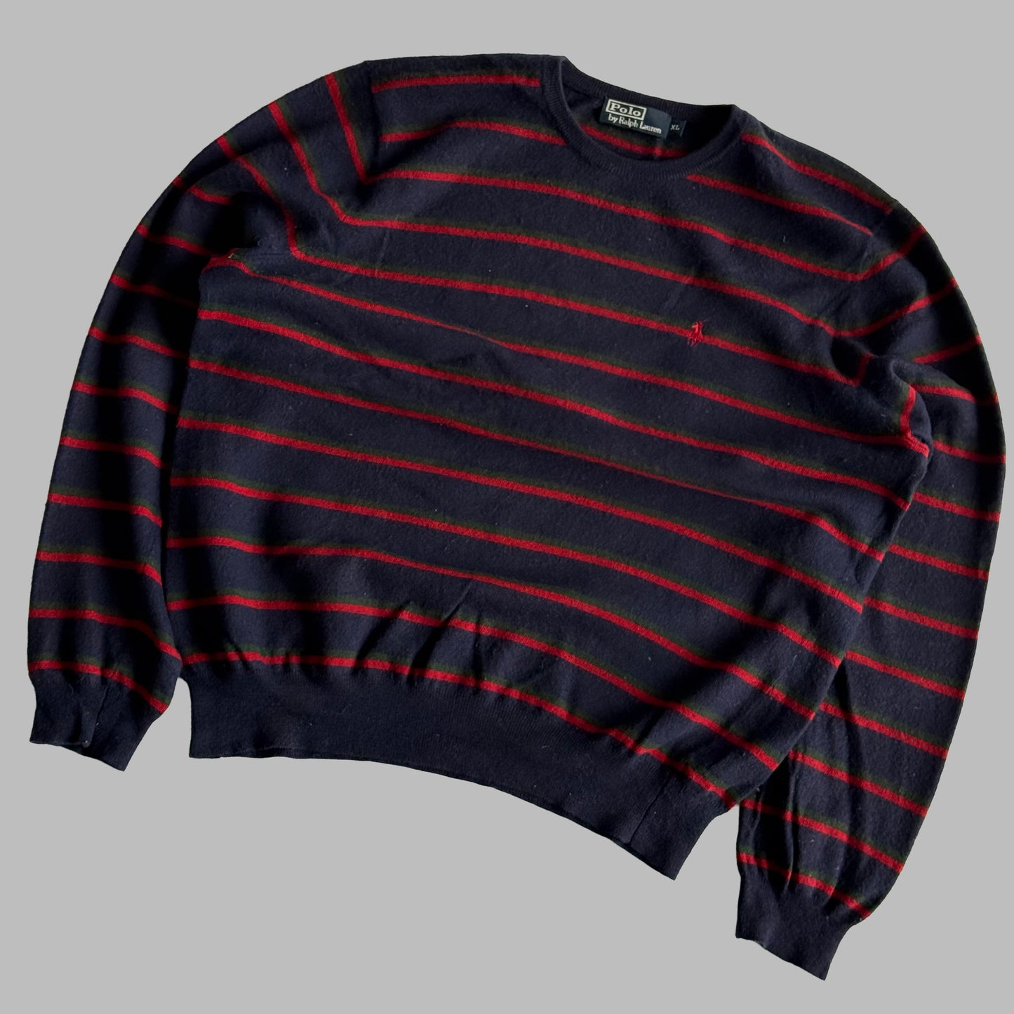 Ralph Lauren Striped Heavy Knit - X-Large